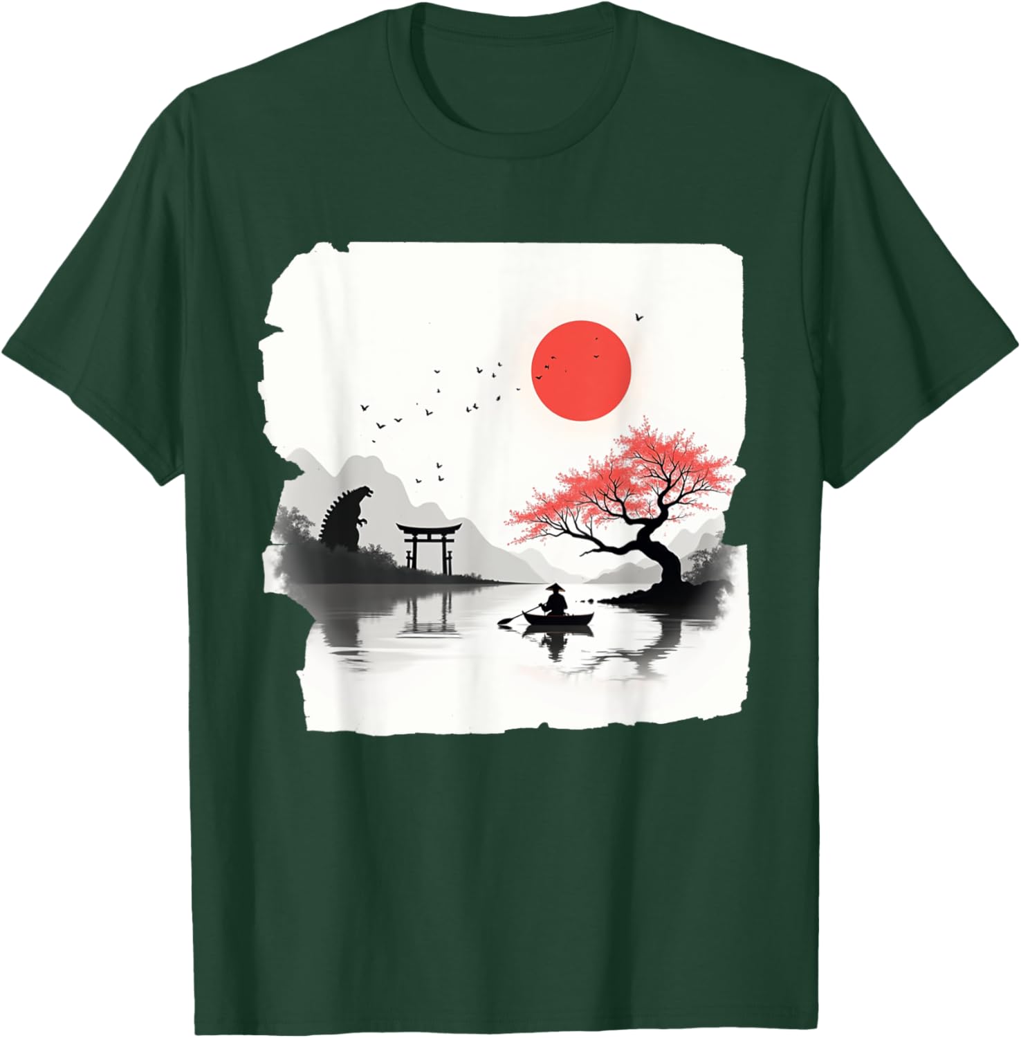 Retro Vintage Japanese Kaiju Art T-Shirt for Unique Style Lovers - 11