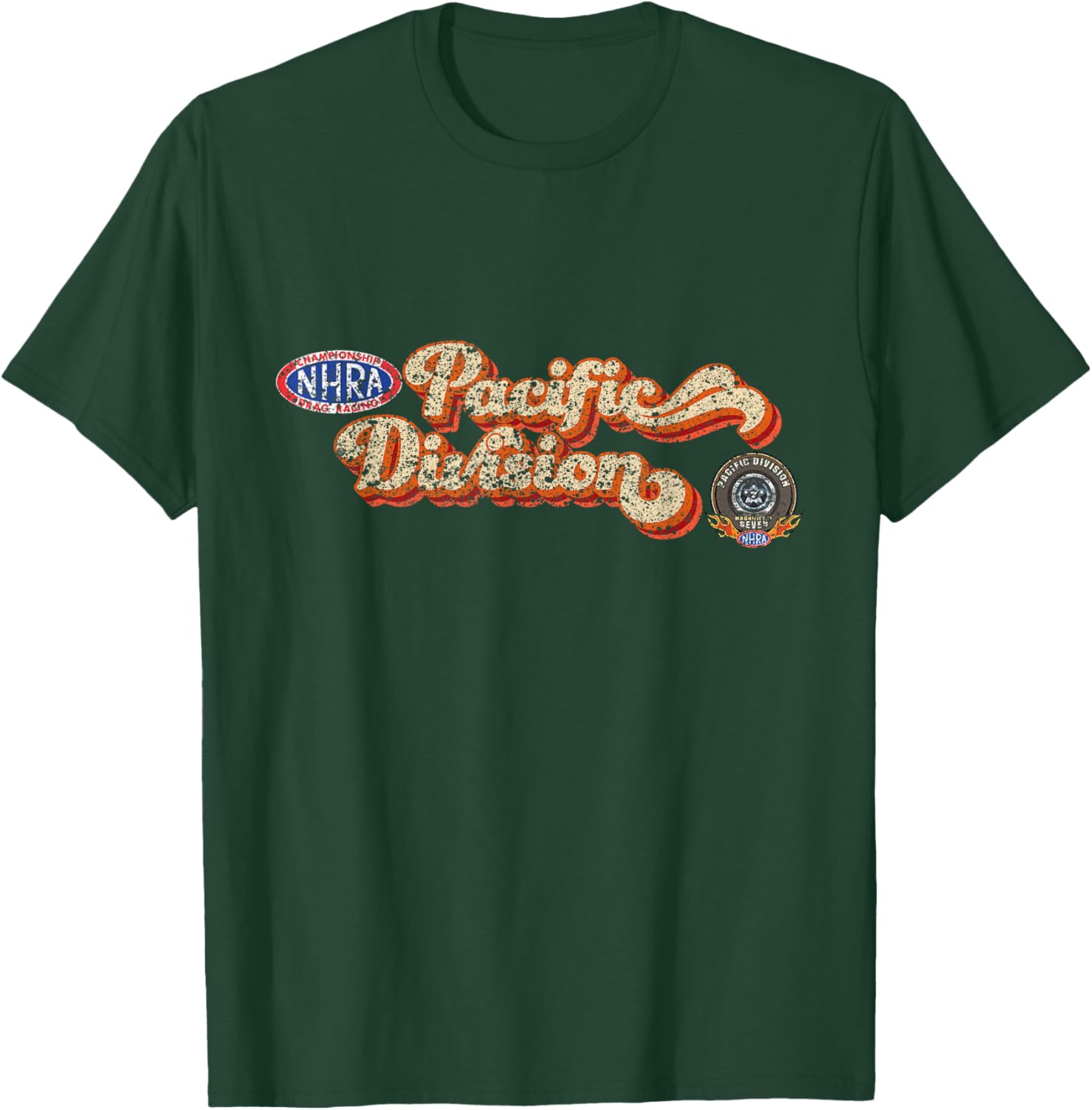 NHRA Pacific Division Vintage T-Shirt for Racing Enthusiasts and Fans - 22