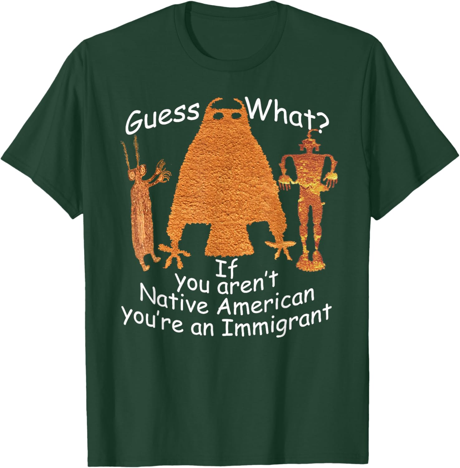 Native American Heritage Immigrant Petroglyph T-Shirt for Everyone - 25