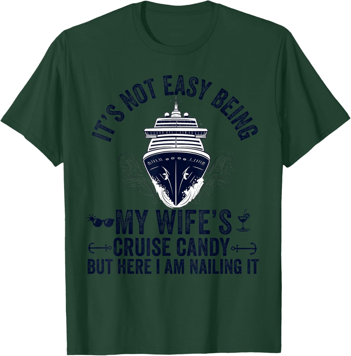 Funny Cruise Candy Husband T-Shirt - Perfect Gift for Wives and Dads - 14