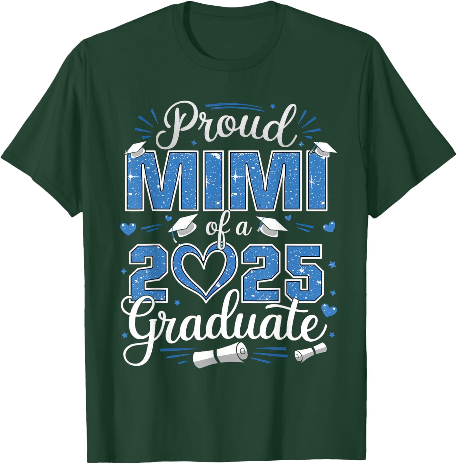 Proud Mimi of a Class of 2025 Graduate T-Shirt for Senior Celebrations - 13