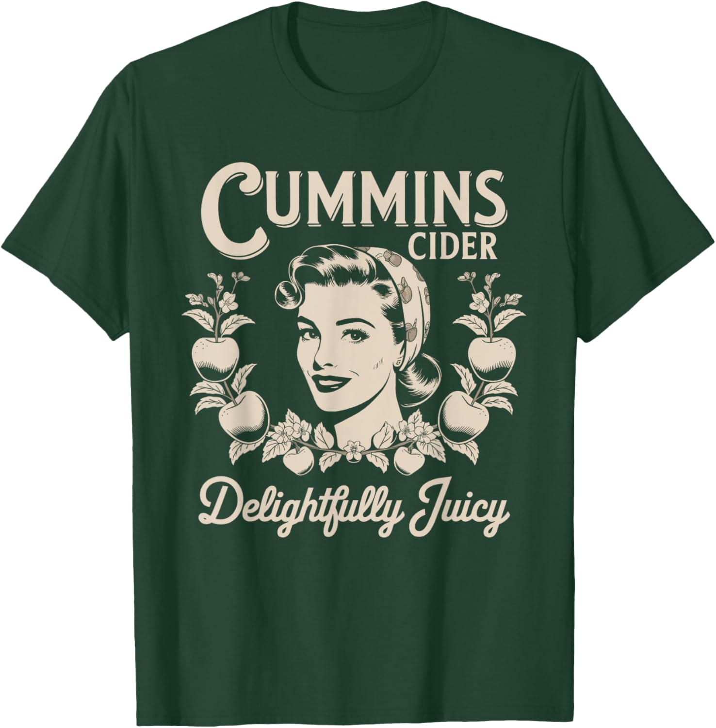 Delightful Juicy Cummins Cider Vintage Humor T-Shirt for Fun Lovers - 7