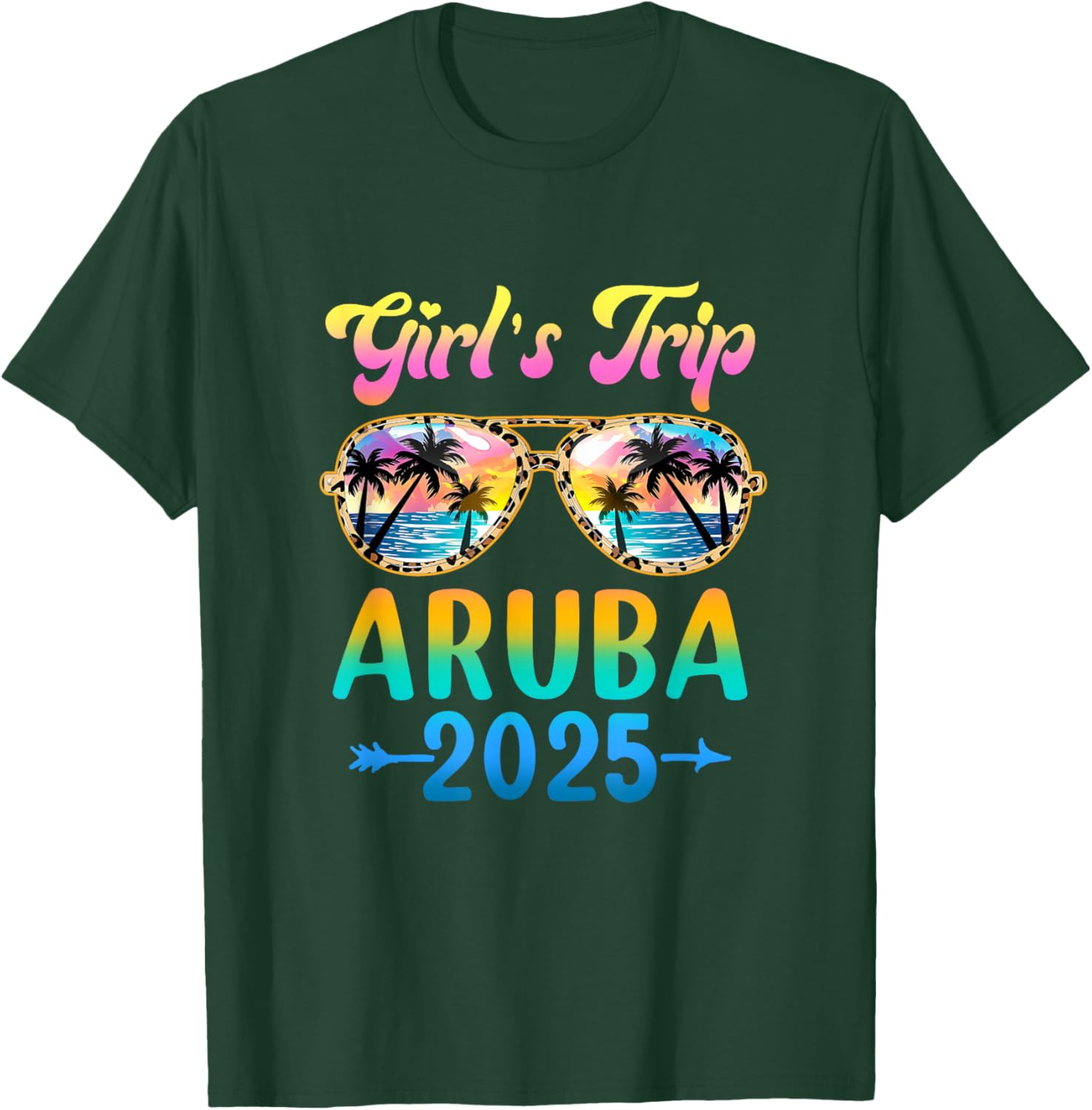 Girls Trip Aruba Summer Vacation Sunglasses T-Shirt for Fun Adventures - 12