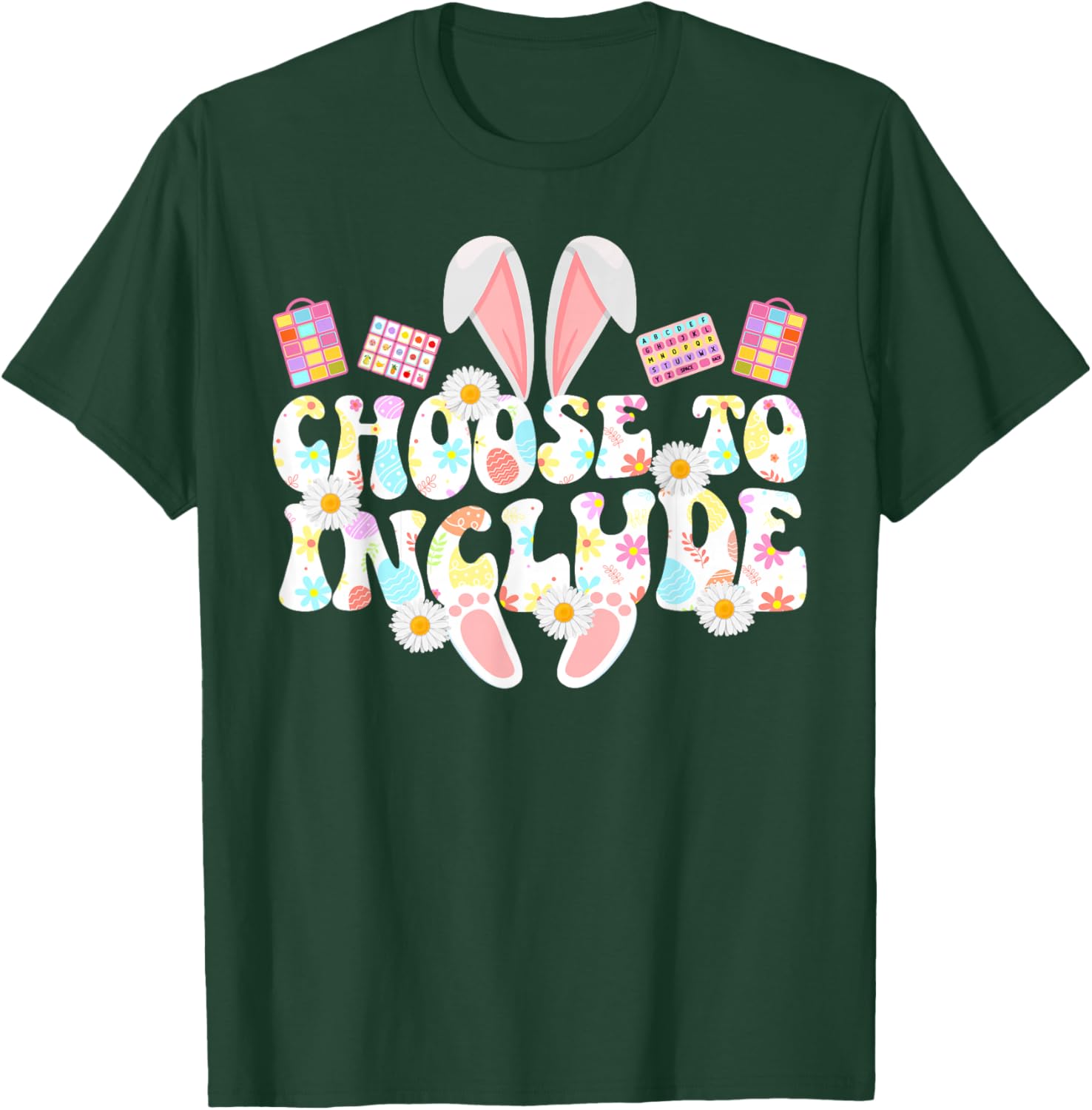 Groovy Easter Bunny Special Education Teacher T-Shirt for SPED Lovers - 10