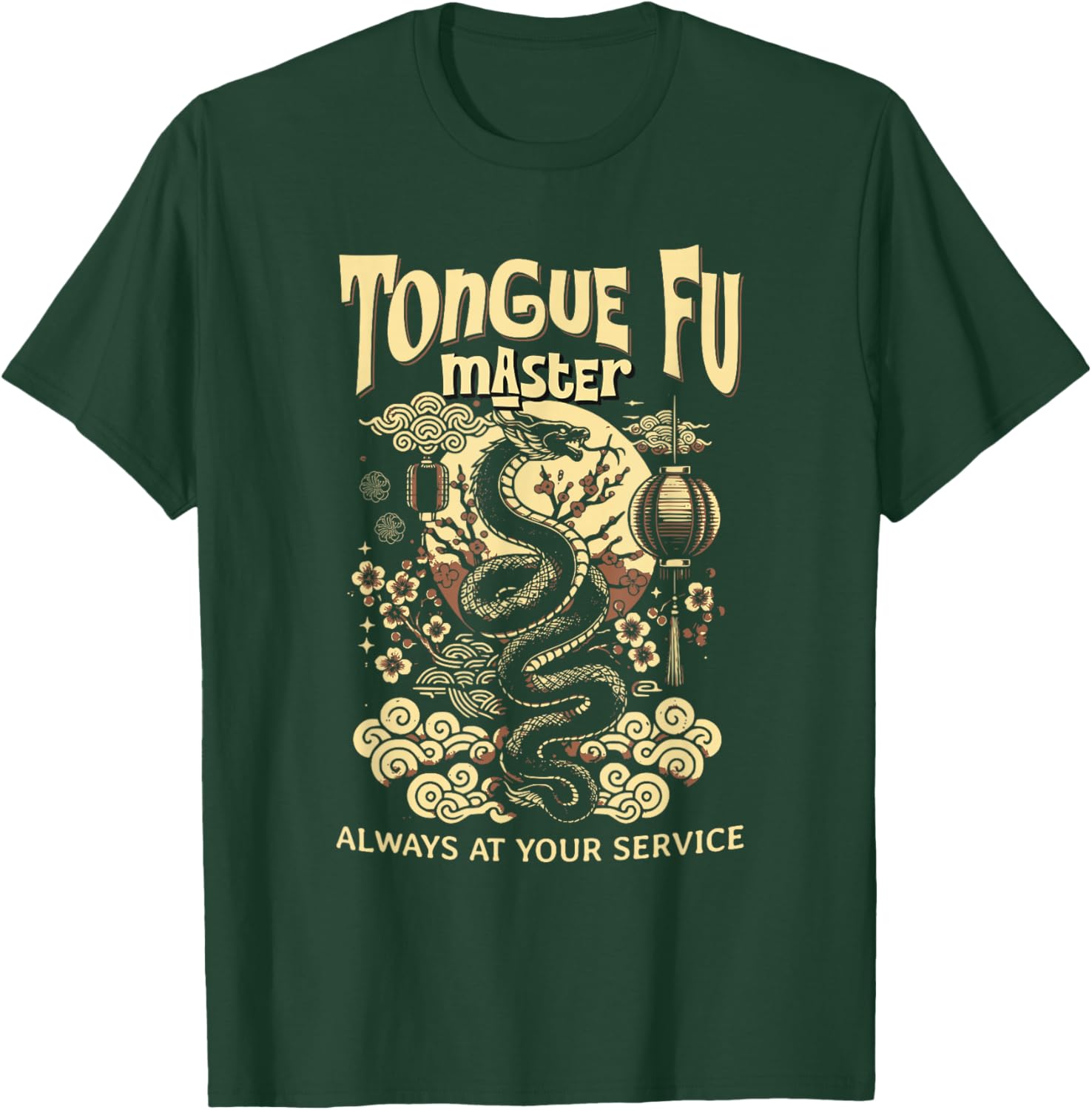 Tongue Fu Master Funny Sarcastic NSFW T-Shirt for Adults - 6