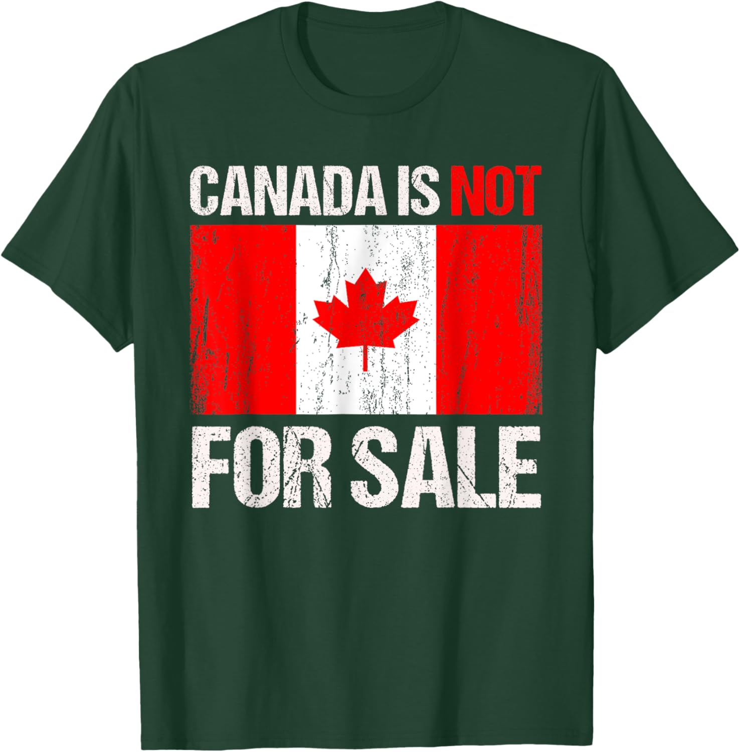 Funny Canada Is Not For Sale T-Shirt for Men and Women in Comfort Fit - 13