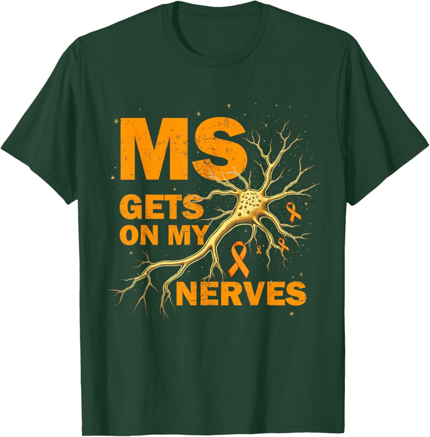 MS Awareness T-Shirt for Multiple Sclerosis Support - Cute & Comfy Design - 8