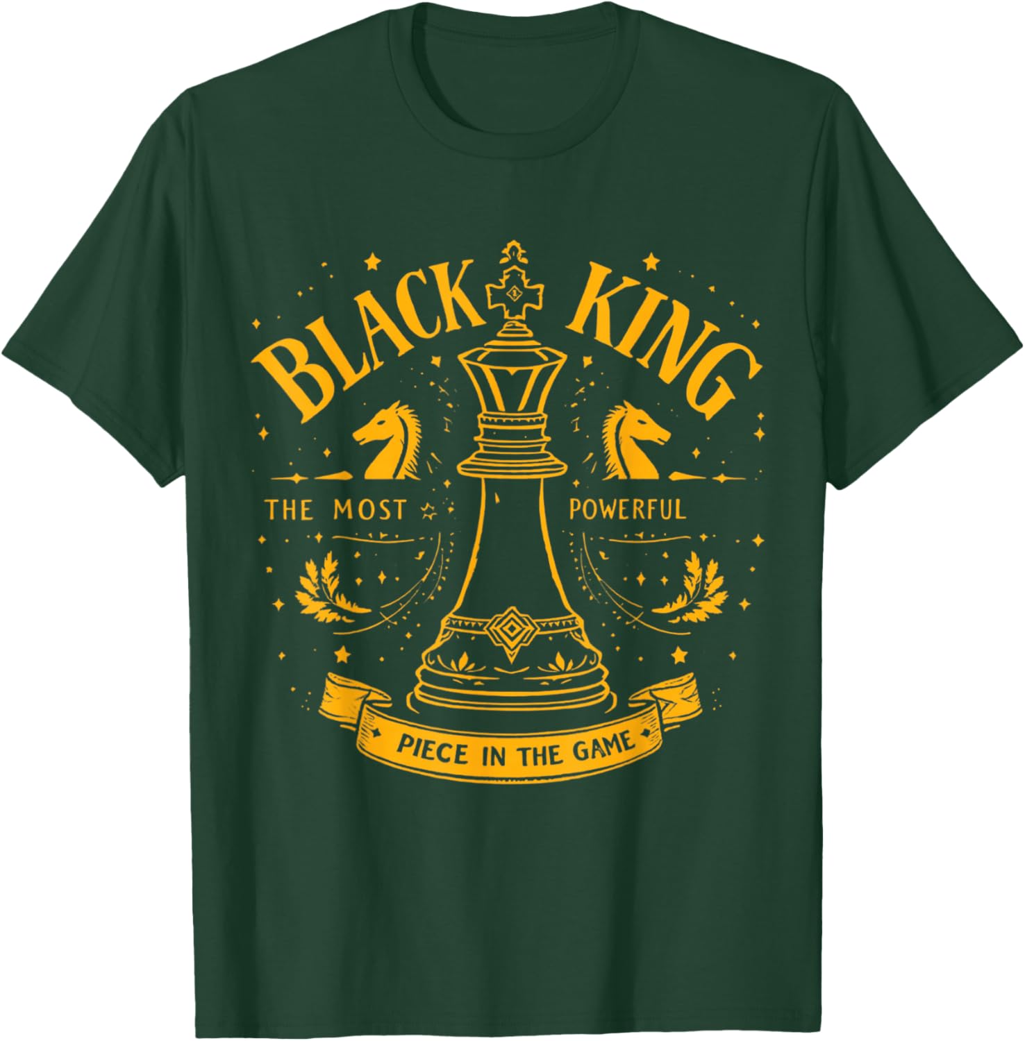 Black King T-Shirt - The Ultimate Chess Piece Apparel for Gamers - 3