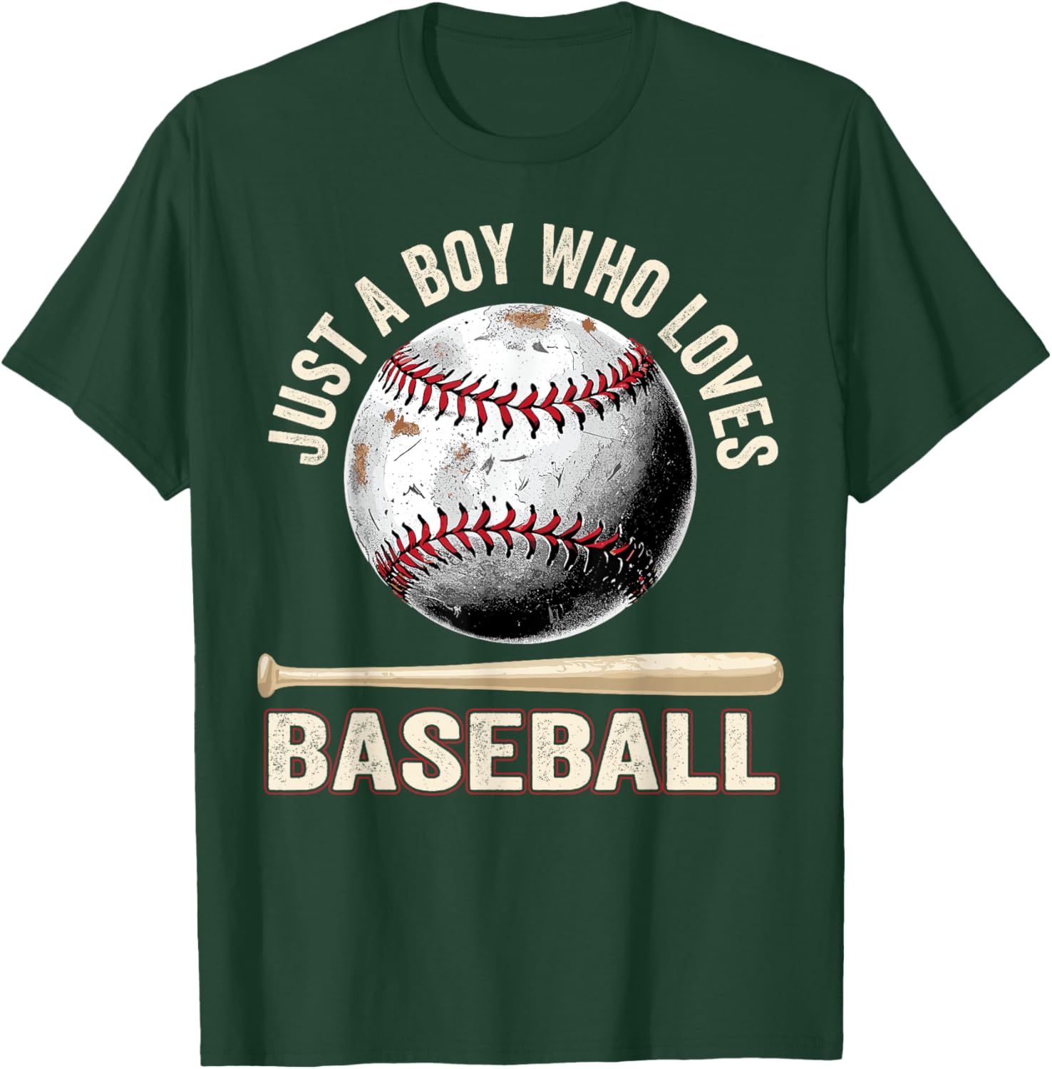 Funny Just A Boy Who Loves Baseball T-Shirt for Fans and Players - 7