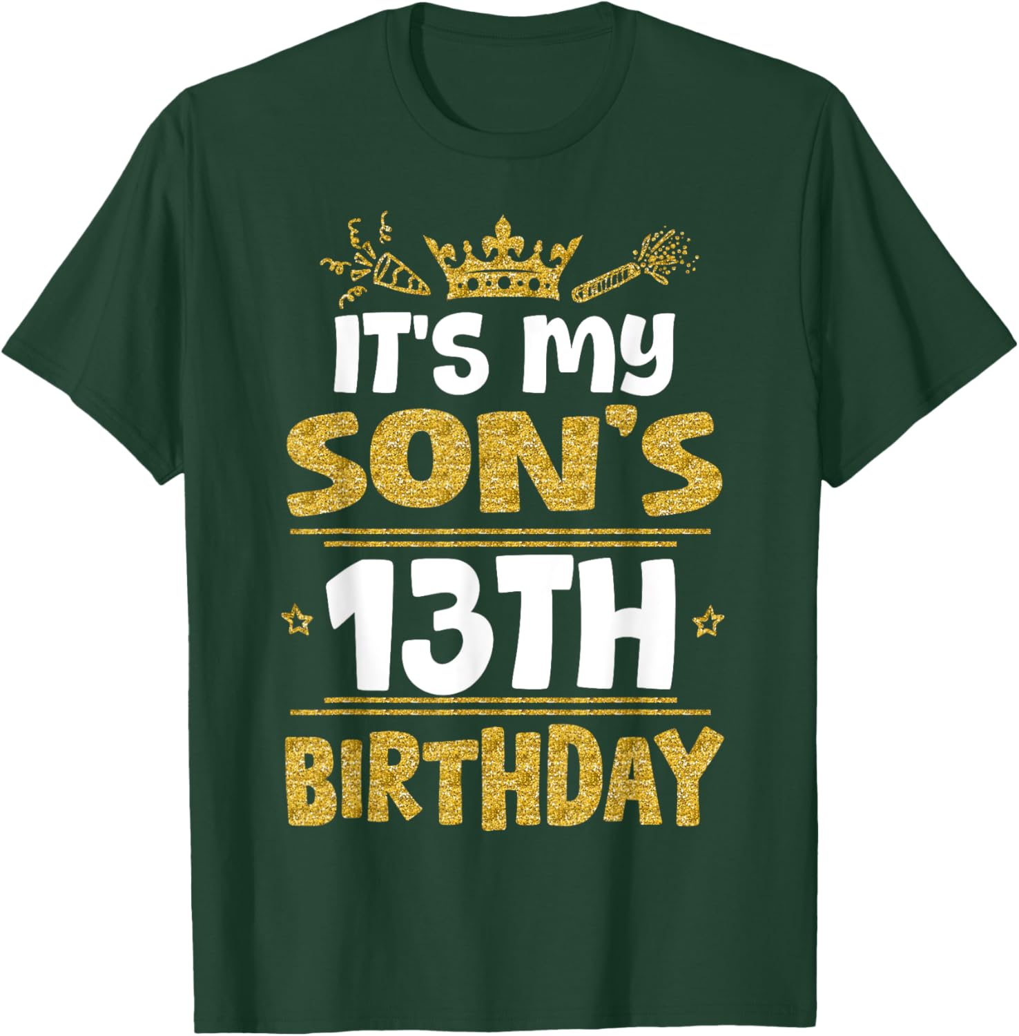Happy 13th Birthday Son T-Shirt for Boys - Fun 13 Years Old Gift - 15