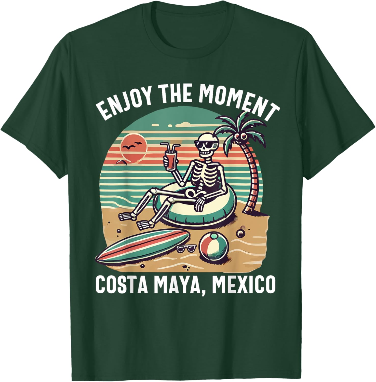 Costa Maya Mexico Souvenir T-Shirt for Men Women and Kids Fun Reminder - 2