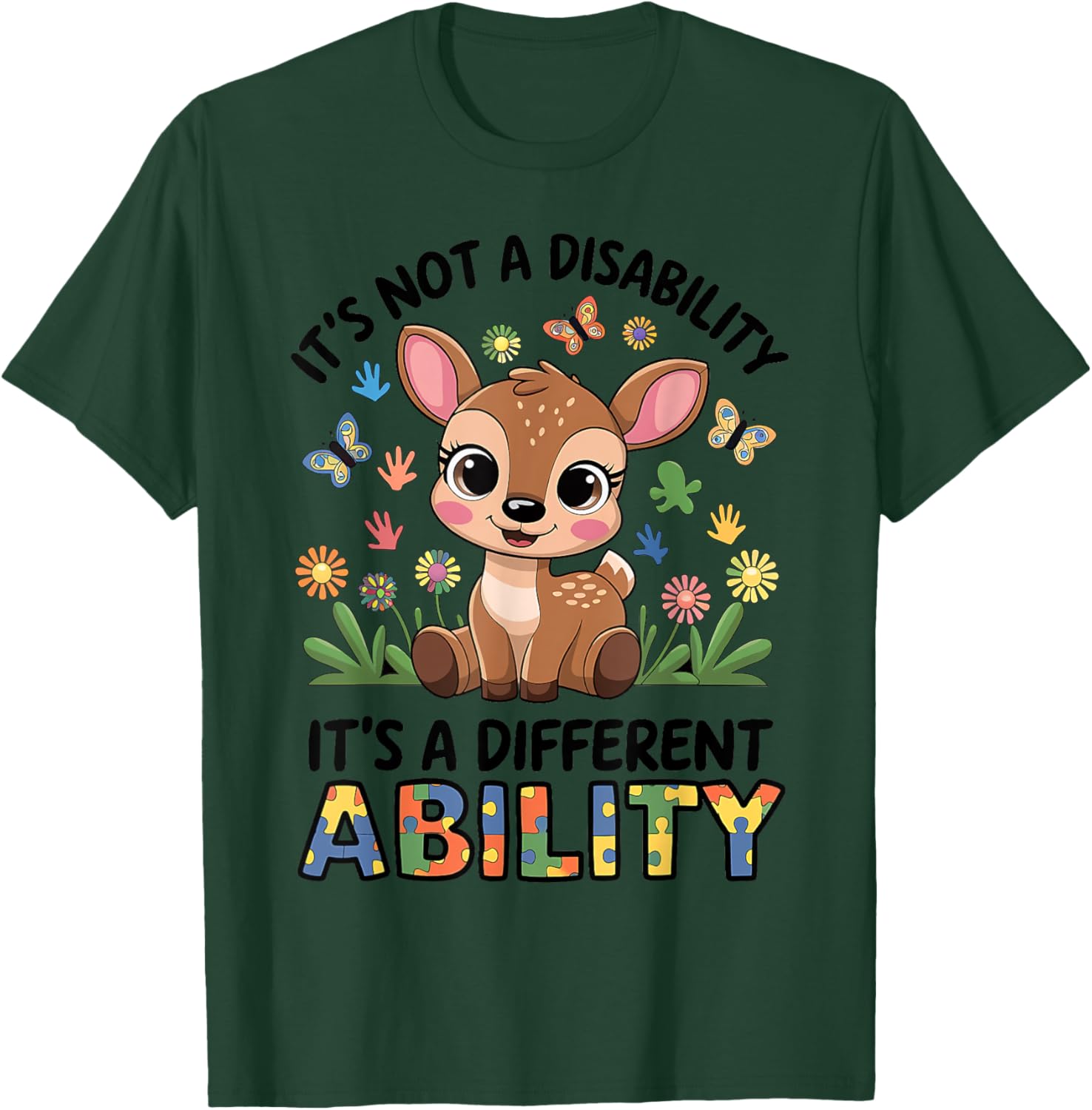 Autism Awareness T-Shirt Celebrating Different Abilities in Style - 24