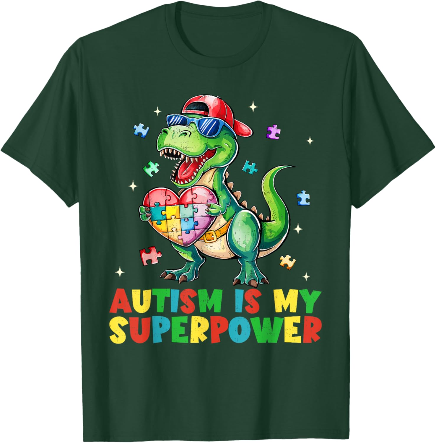 Funny Autism Awareness T-Shirt for Boys - Autism Is My Superpower - 3