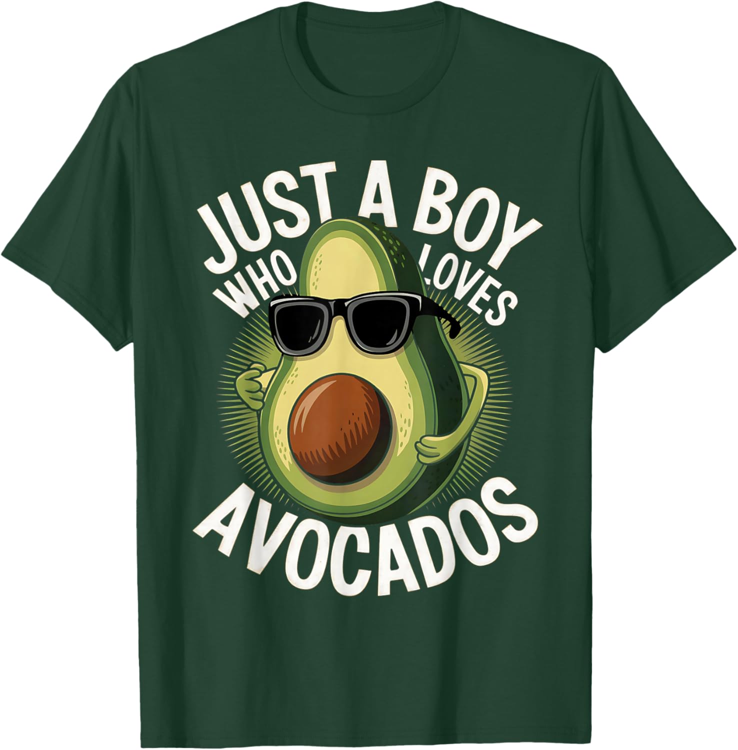 Adorable Avocado Love T-Shirt for Boys and Toddlers - Fun Kids Clothing - 1
