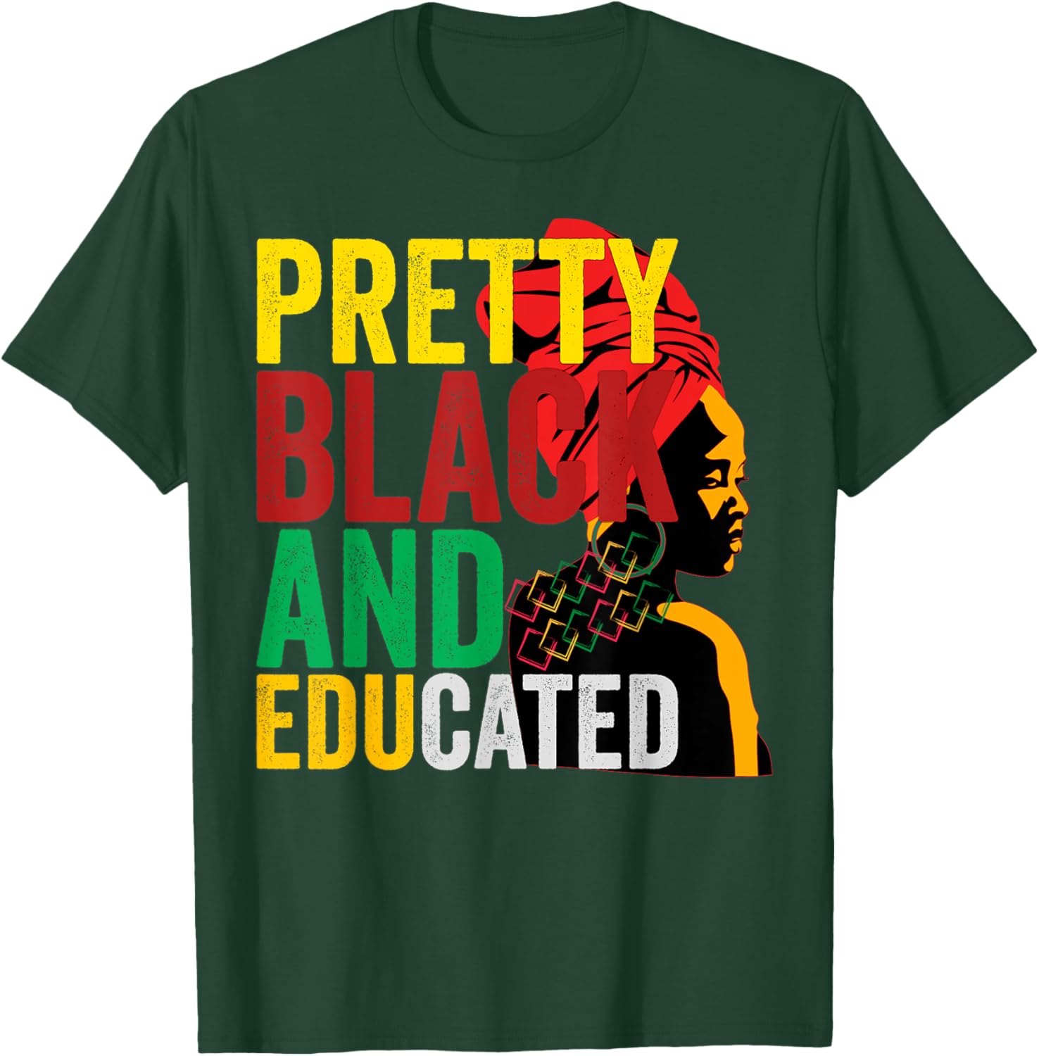 Empowered Black Educated Women Pride T-Shirt for Stylish Comfort - 17