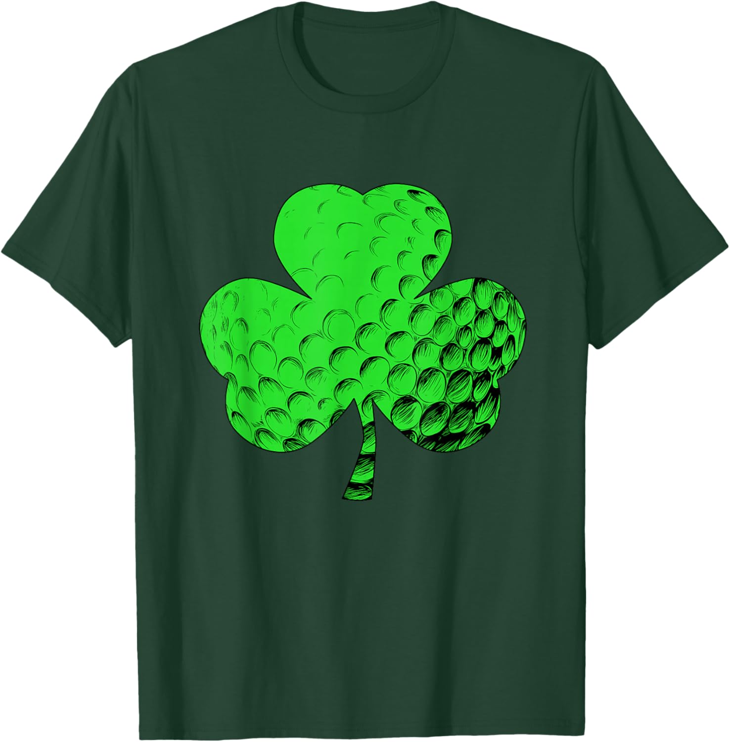 Irish Shamrock Golfing T-Shirt for St. Patrick's Day Celebration - 12