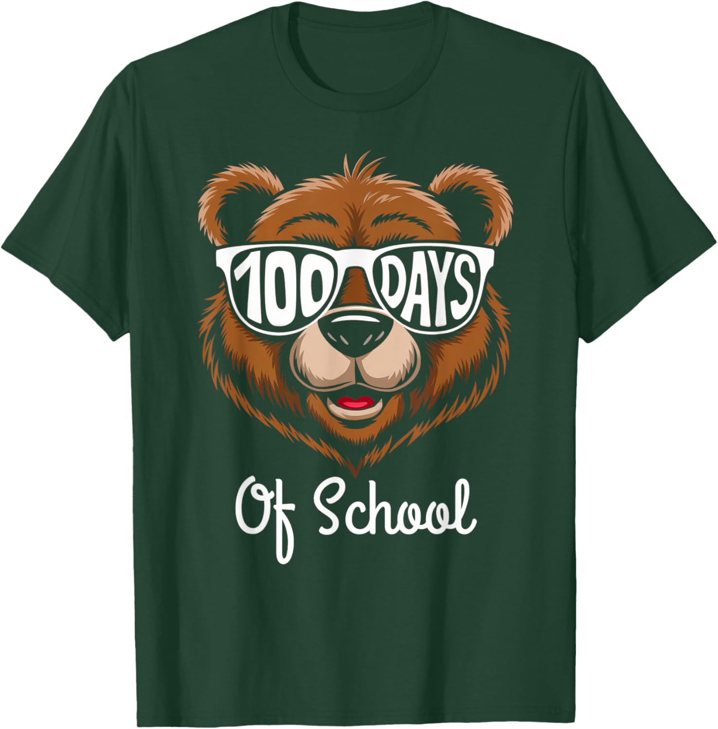 Cool Bear 100 Days Smarter Kids T-Shirt Perfect for 100th Day of School - 4