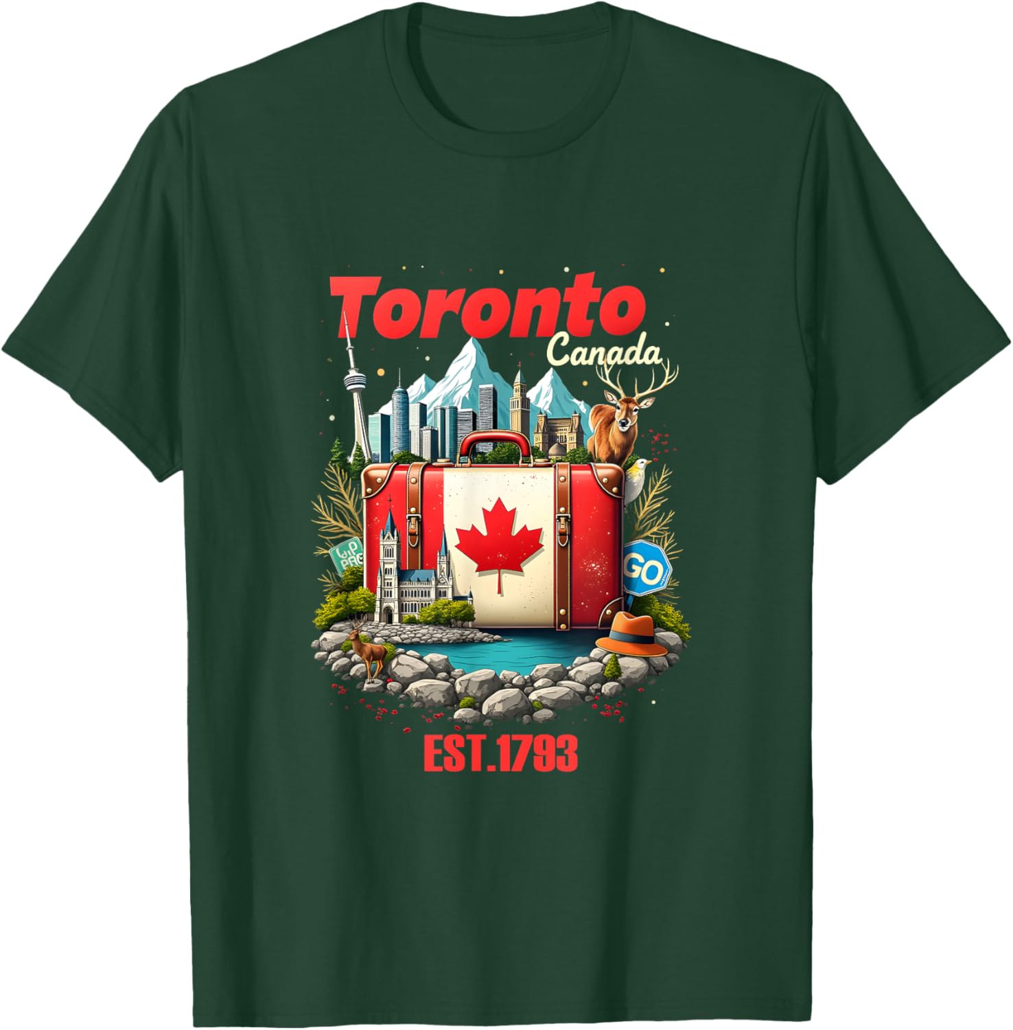 Toronto Skyline Family Vacation T-Shirt for Unforgettable Trips - 8