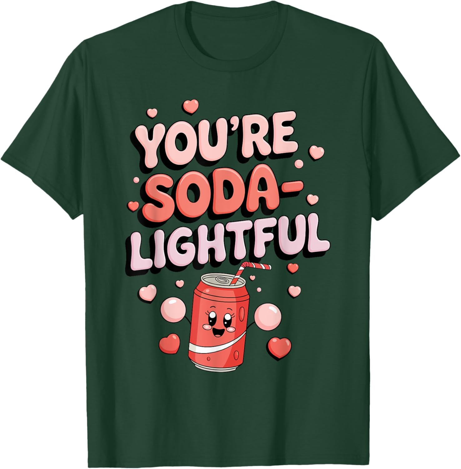 You're Soda-Lightful Valentine's Day T-Shirt for Sweet Celebrations - 17