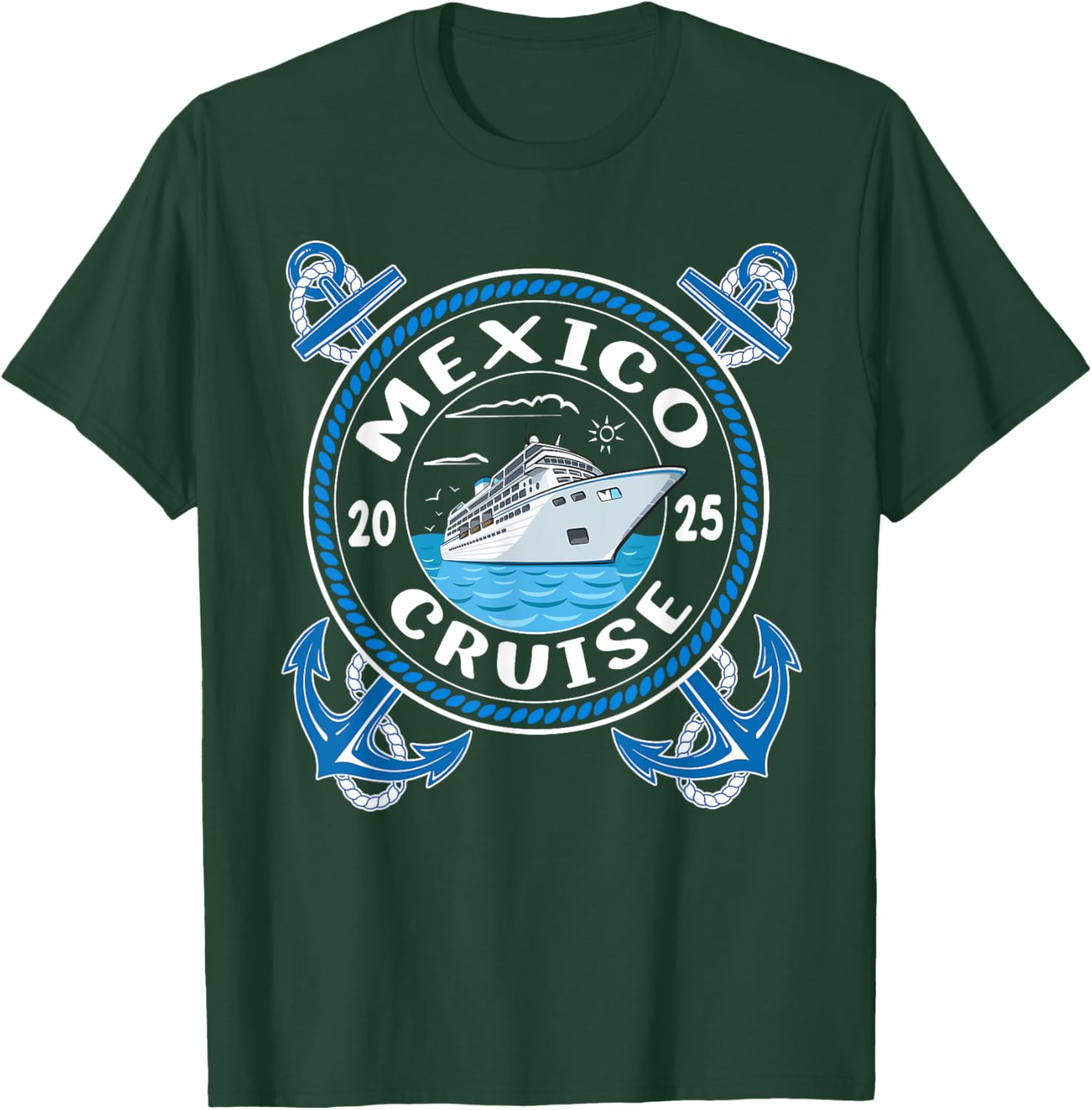Mexico Cruise 2025 Family Summer Vacation T-Shirt for Fun Adventures - 5