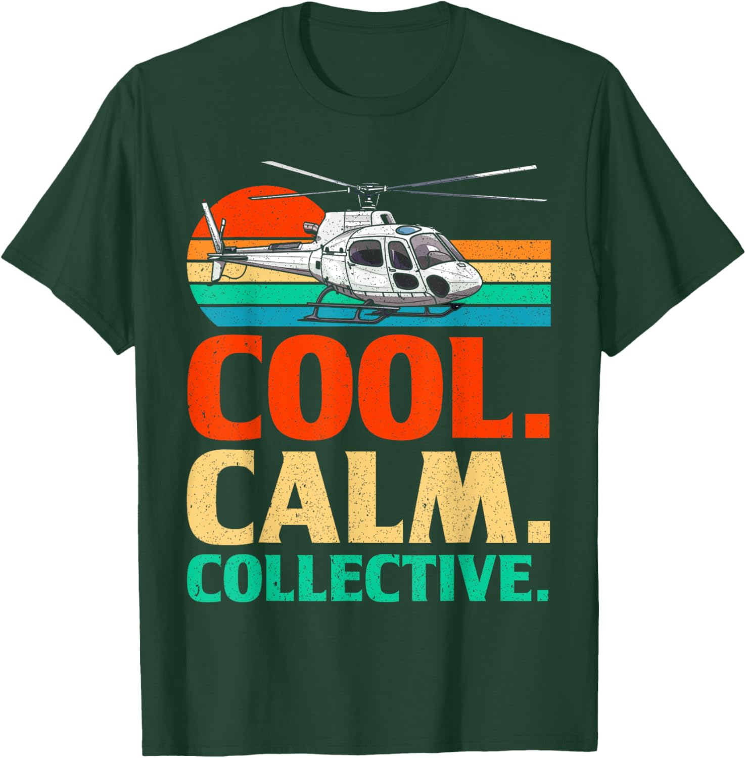 Vintage Helicopter Pilot T-Shirt for Aviation Enthusiasts - Calm Collective - 2