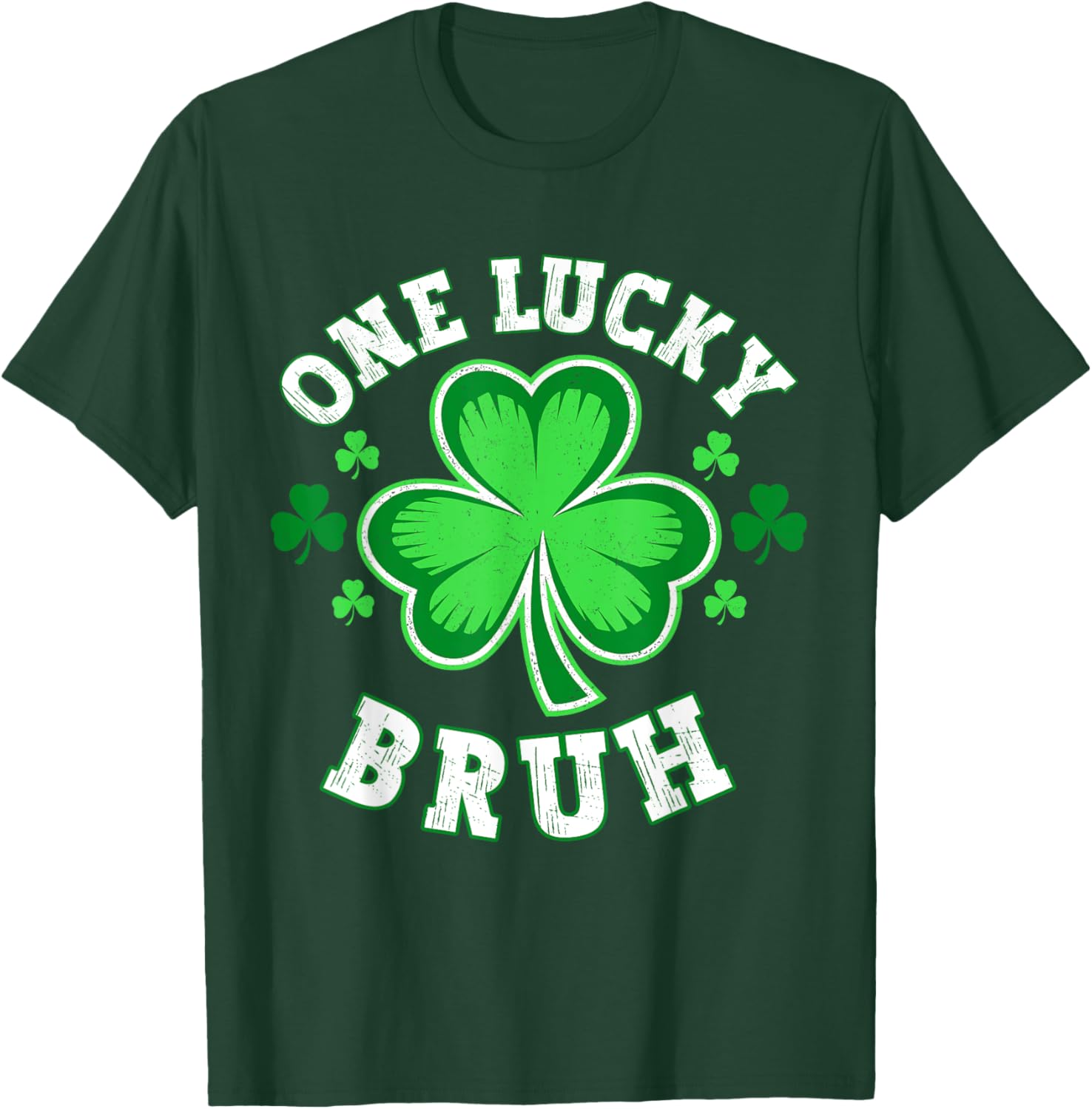 One Lucky Bruh St Patrick's Day Leprechaun T-Shirt for Fun Celebrations - 9