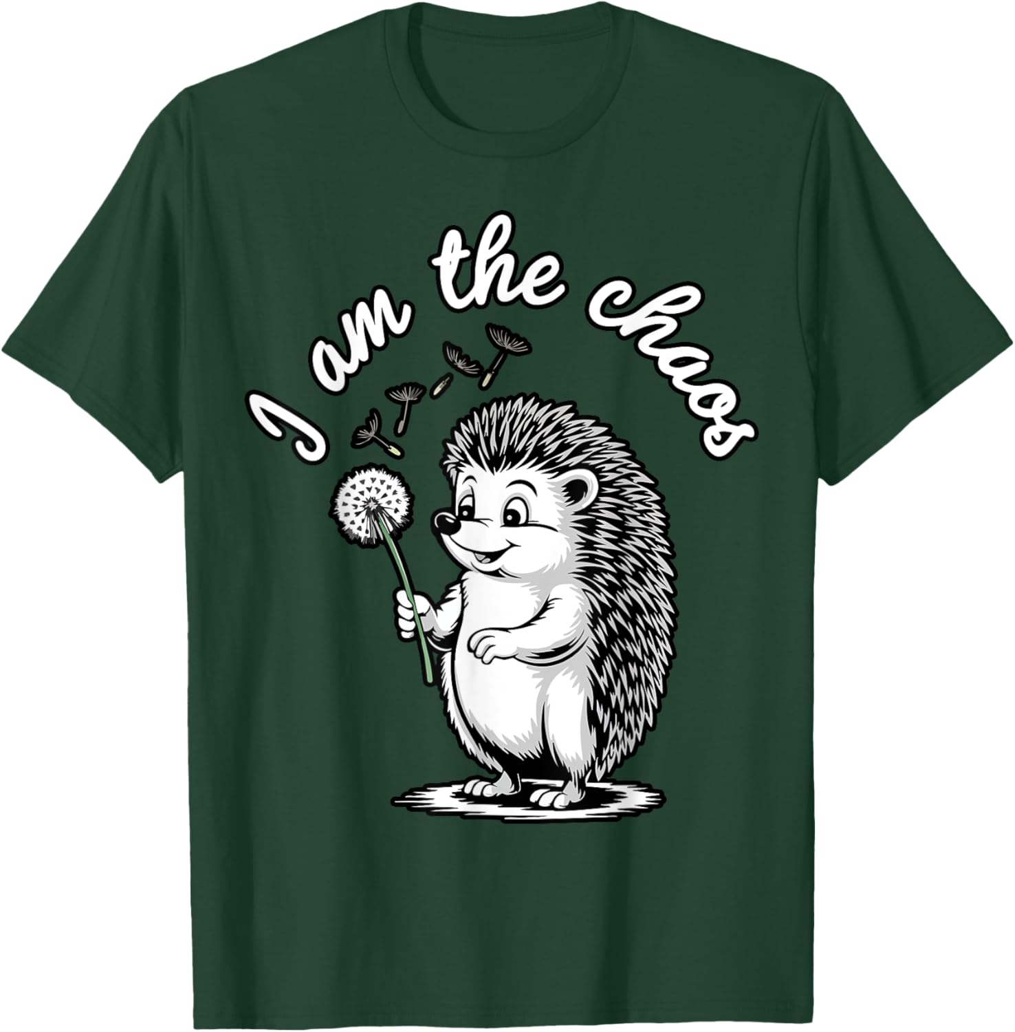 Funny Hedgehog Dandelion T-Shirt for Sarcastic Animal Lovers - 5