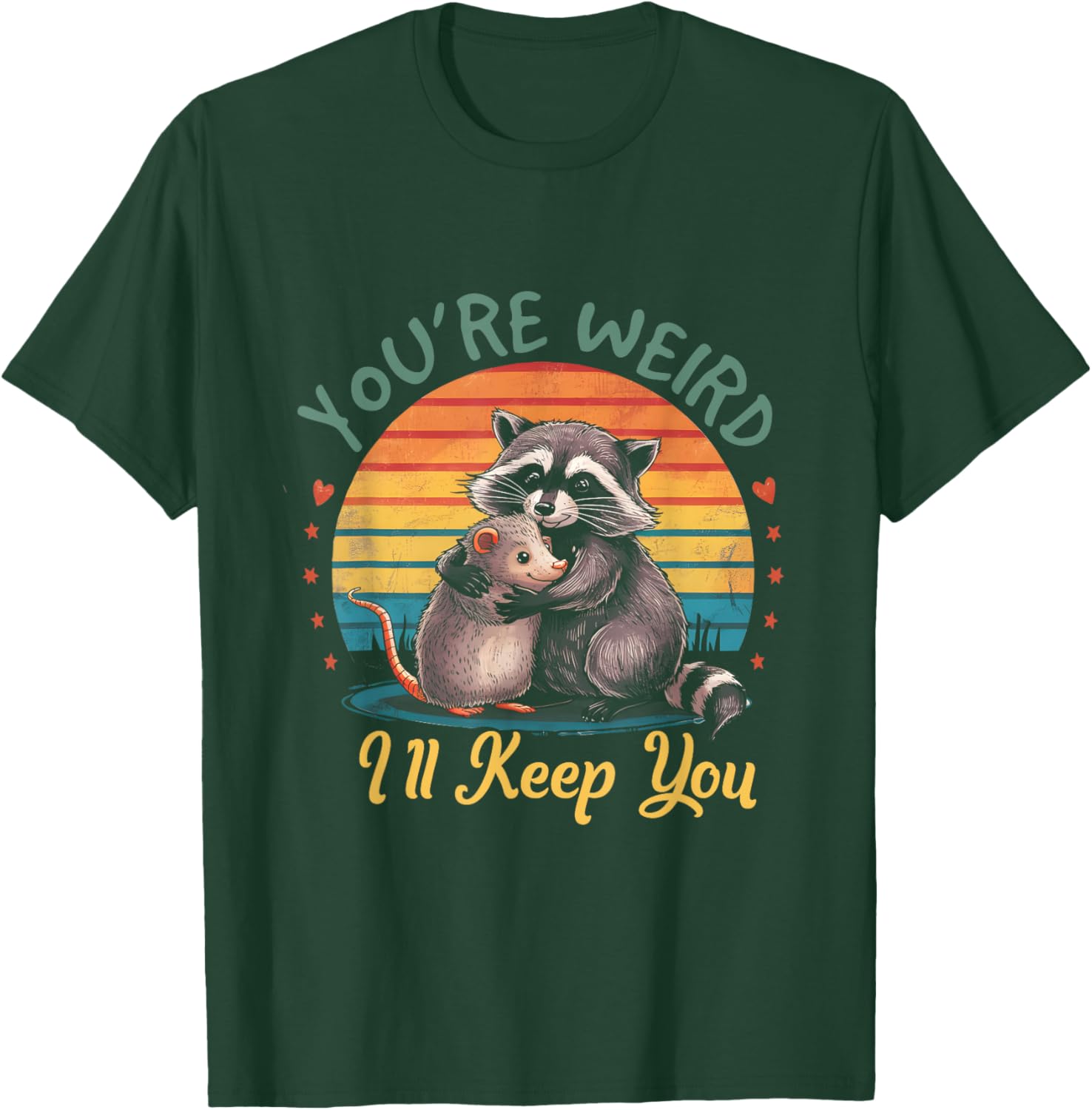 Celebrate Your Weirdness with Our Fun You Are Weird I'll Keep You T-Shirt - 11