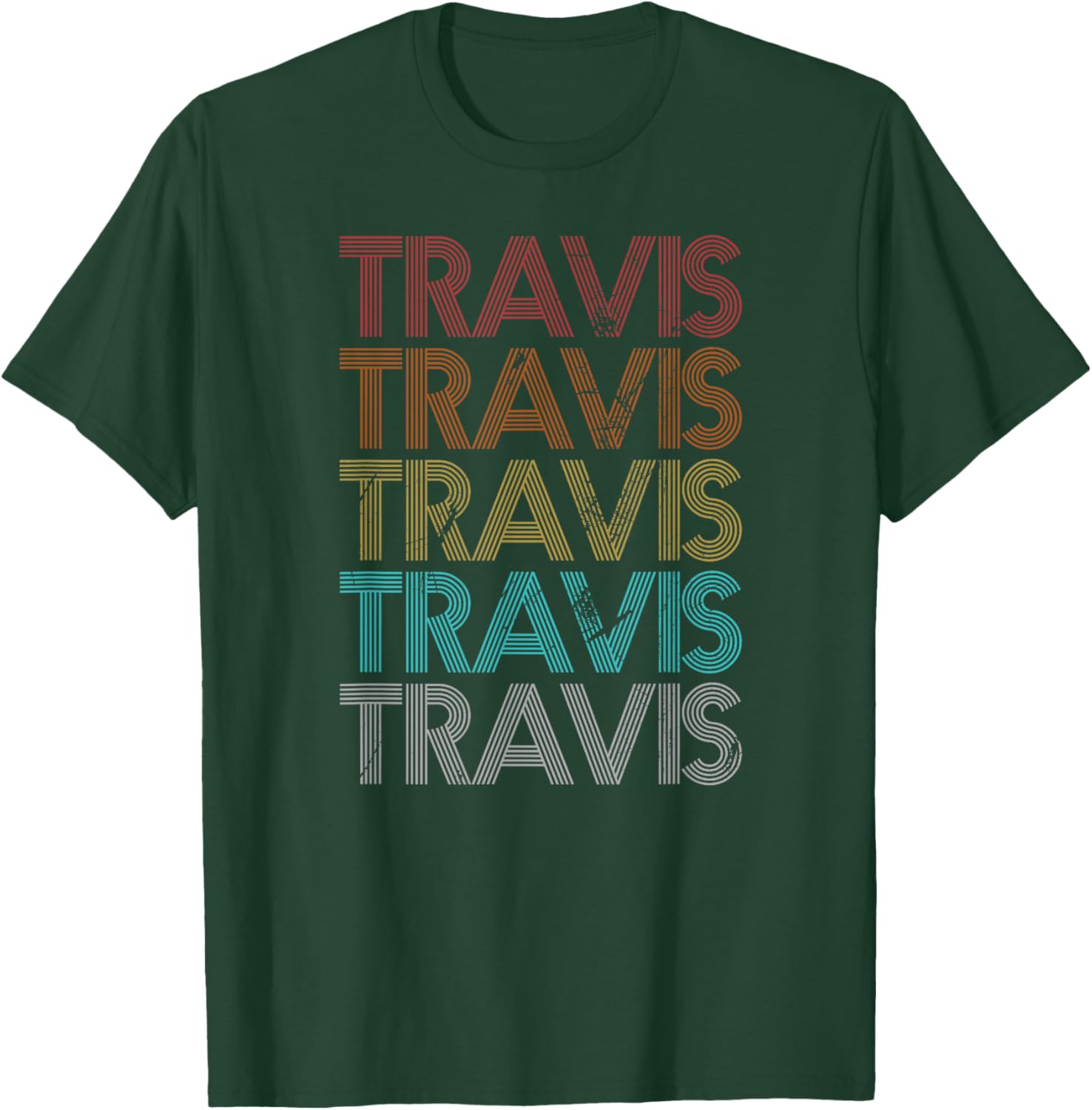 Retro Vintage Travis T-Shirt for Men and Women – Classic Style Wear - 17