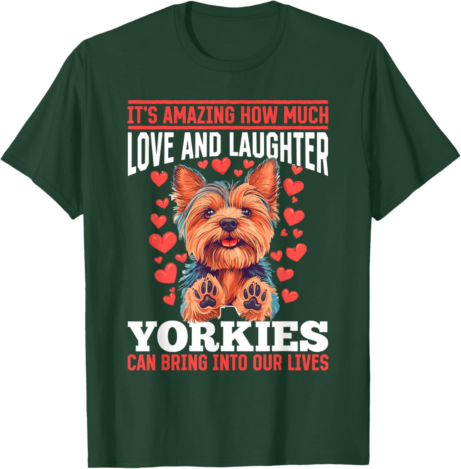 Yorkshire Terrier Yorkie Dog Owner T-Shirt for Pet Lovers - 21