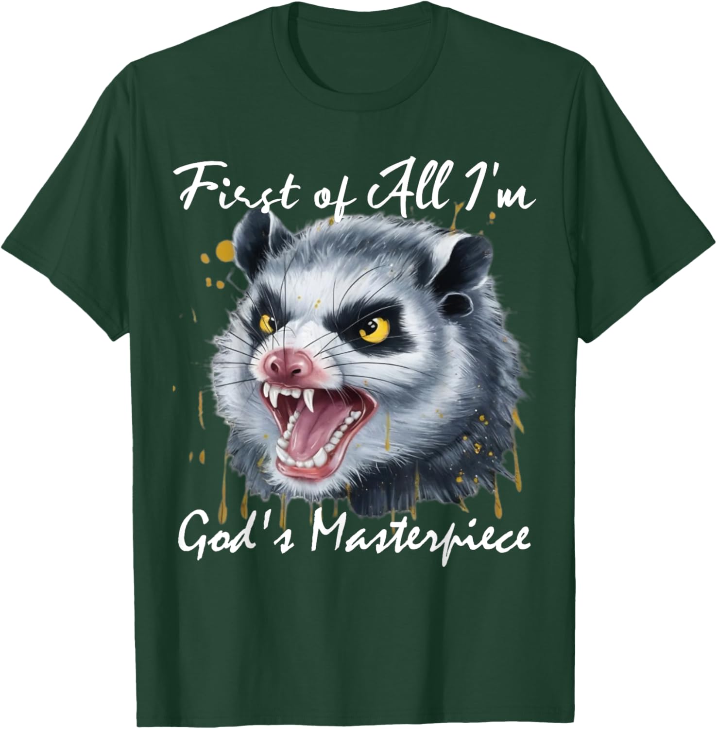 First of All I'm God's Masterpiece T-Shirt for Inspirational Style - 5