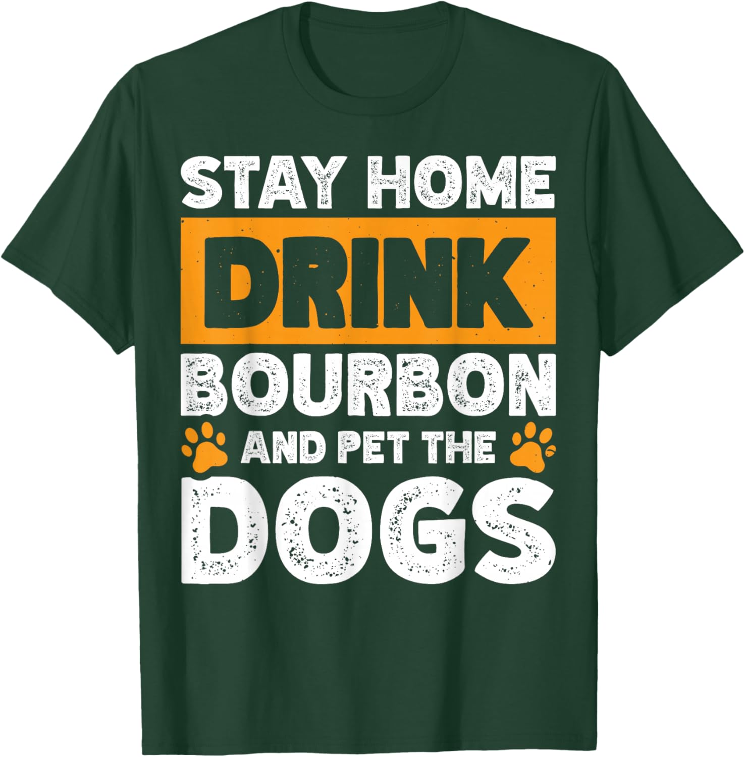 Fun Bourbon Lover T-Shirt for Dog Enthusiasts Stay Home Comfortable Wear - 15