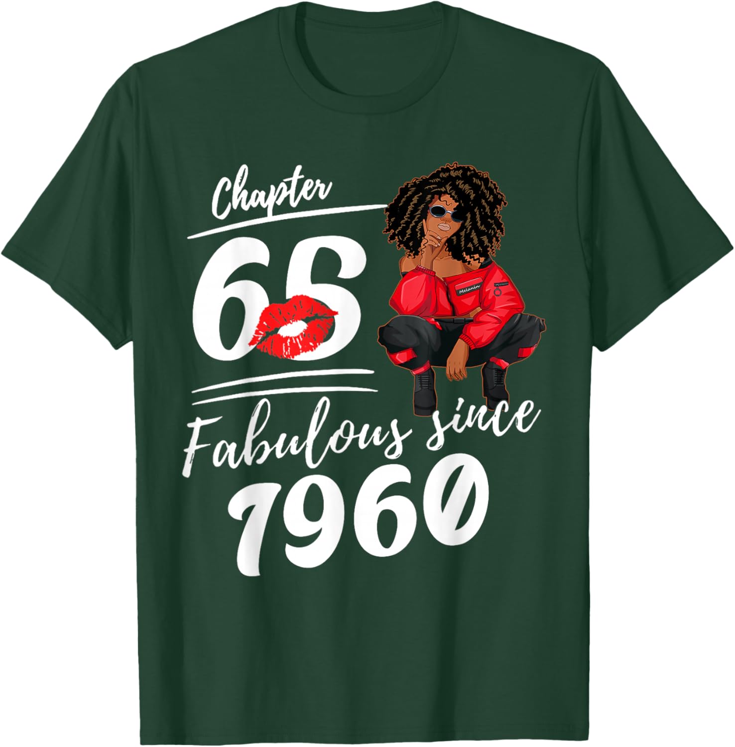 Fabulous Since 1960 65th Birthday Queen T-Shirt for Women - 7