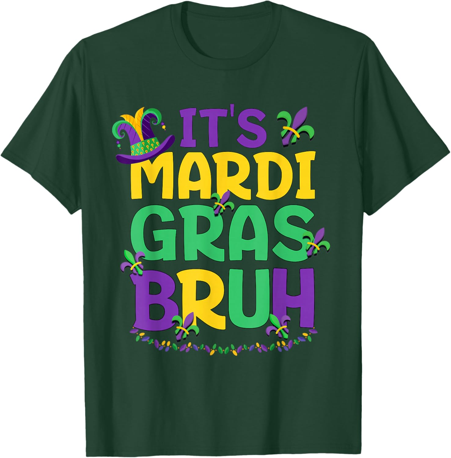Cool Bruh Mardi Gras T-Shirt for Teens and Boys Celebrating Carnival Fun - 8