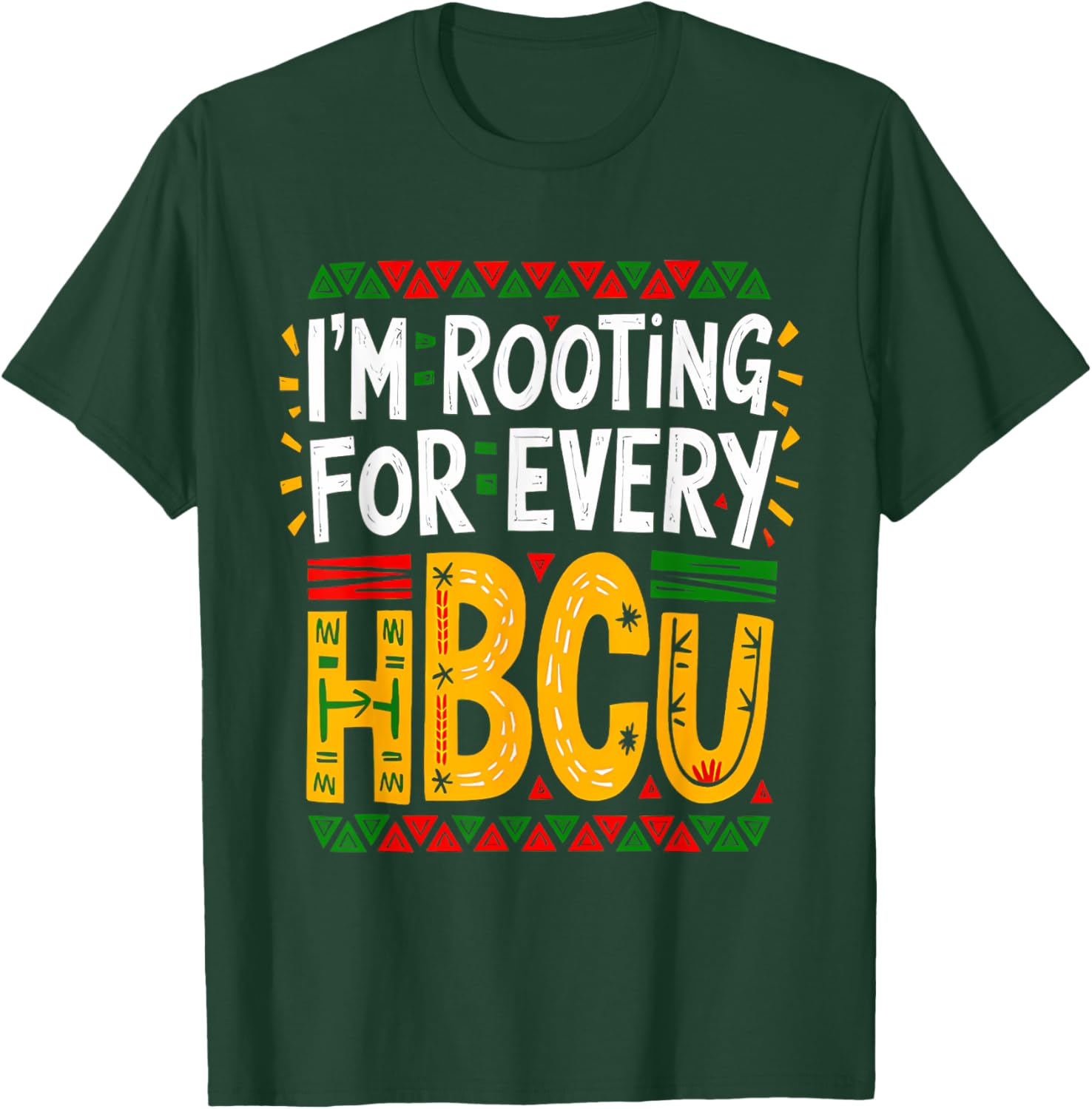 HBCU Black History Month I'm Rooting For Every HBCU Women T-Shirt - 6