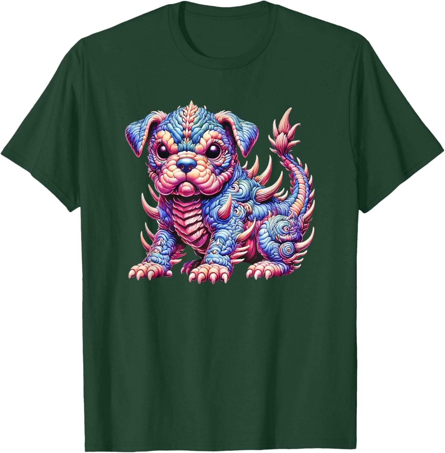 Imaginative Puppy Dog Monster T-Shirt Fun Chimerical Creature Design - 17