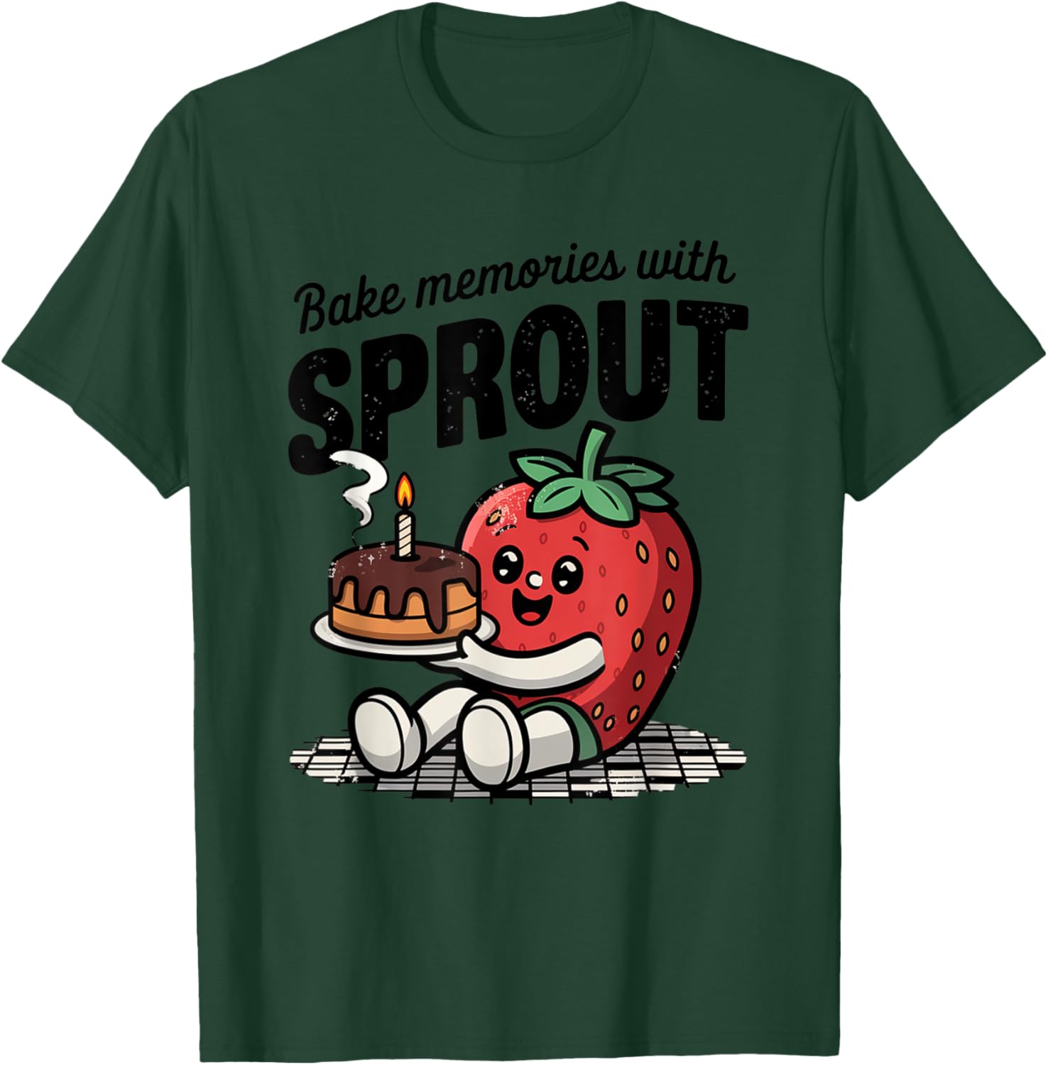 Bake Memories with Sprout Dandy's World Birthday T-Shirt for Kids - 8