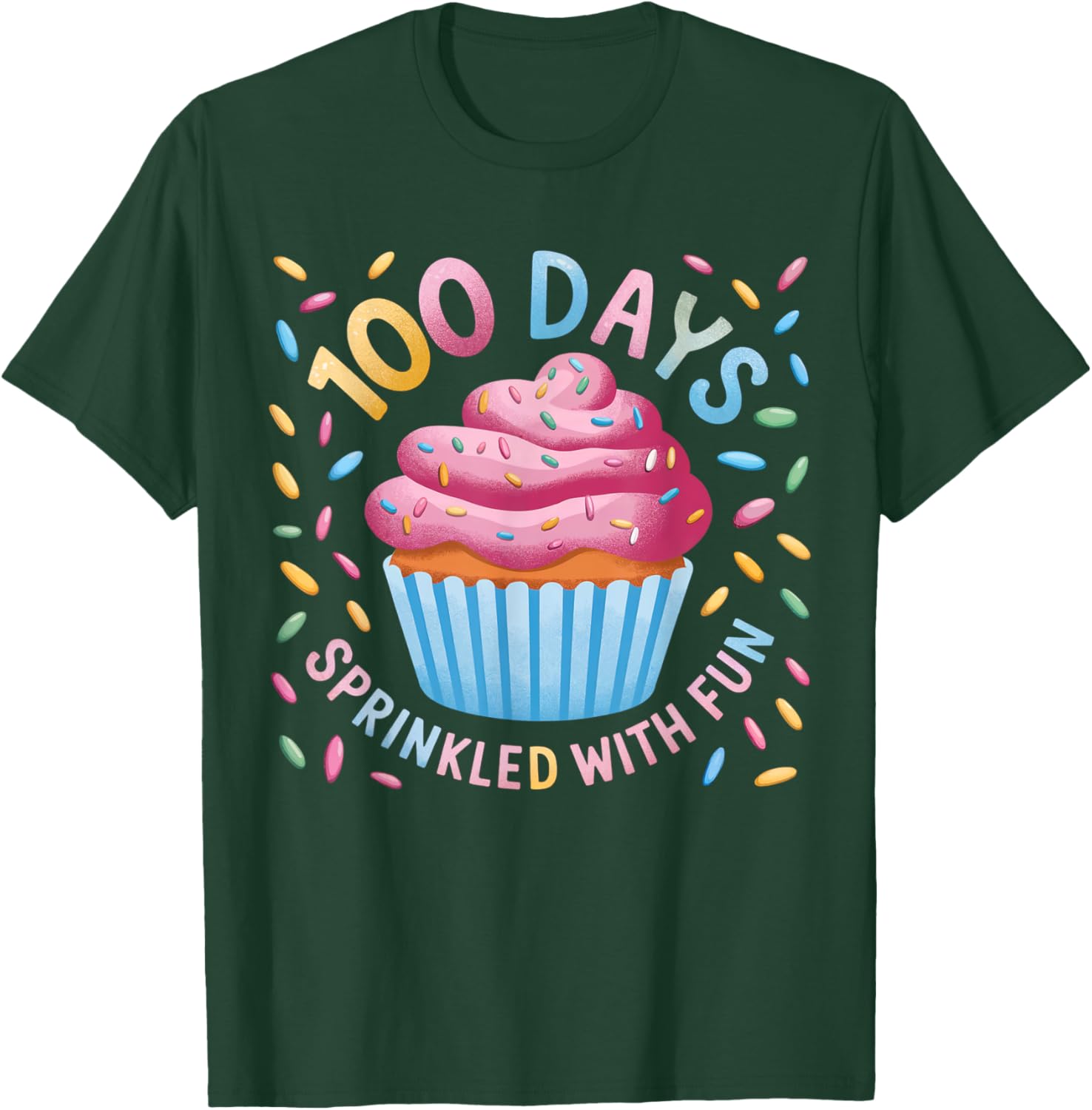 100 Days of Fun 100th Day of School Teacher T-Shirt for Girls - 16