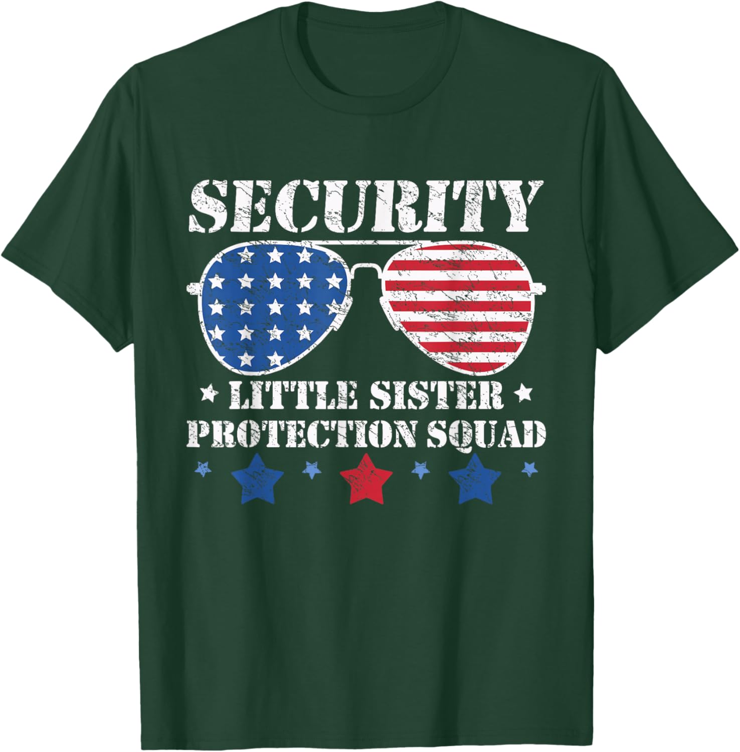 Funny Boys Brother T-Shirt Security Little Sister Protection Squad Gear - 5