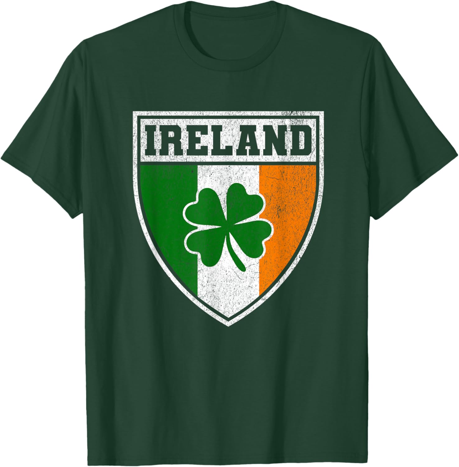 Irish Flag Shield Shamrock St Patricks Day T-Shirt for Pride and Fun - 10