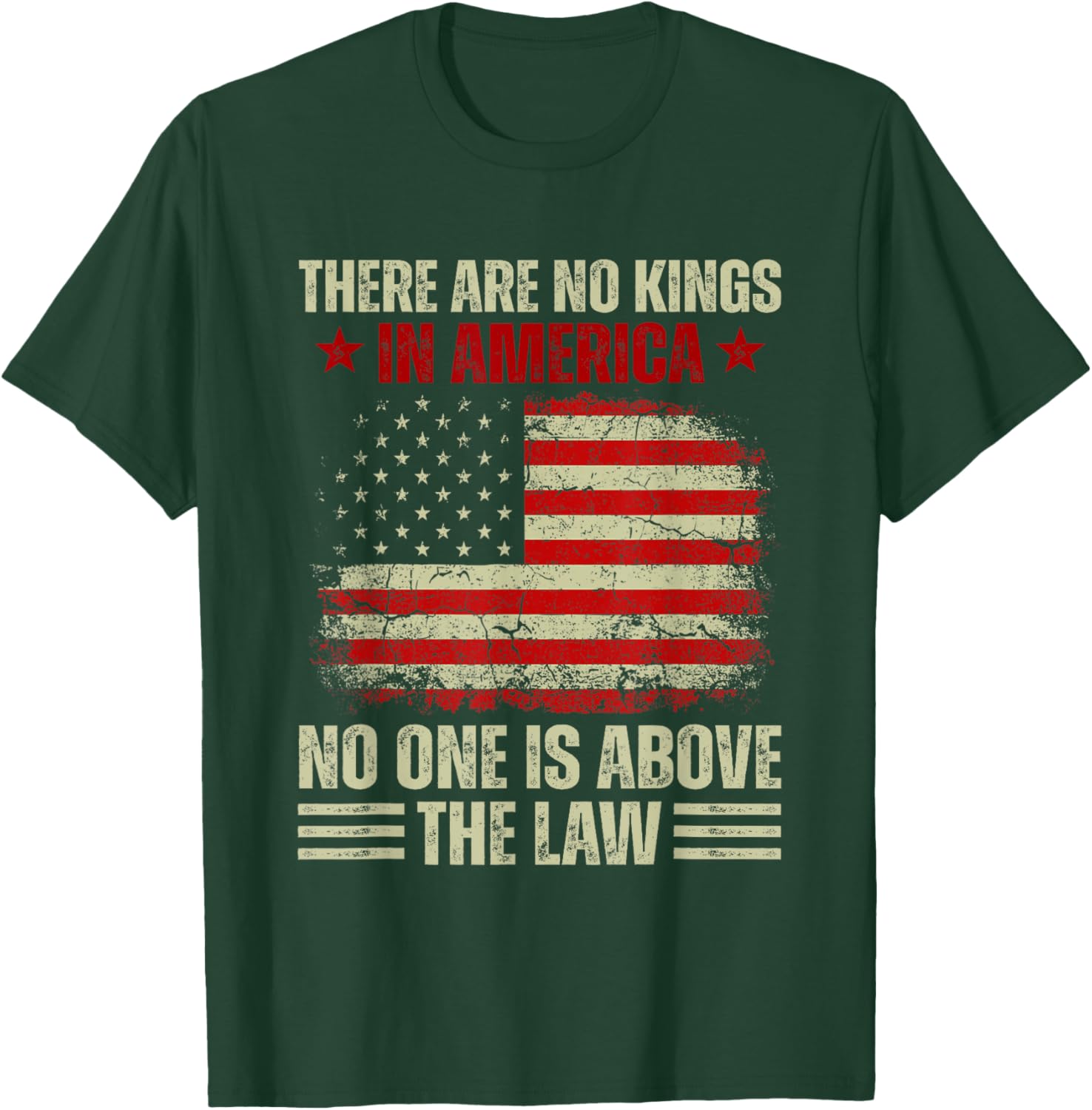 No Kings In America T-Shirt – Law and Justice Graphic Tee for Everyone - 22
