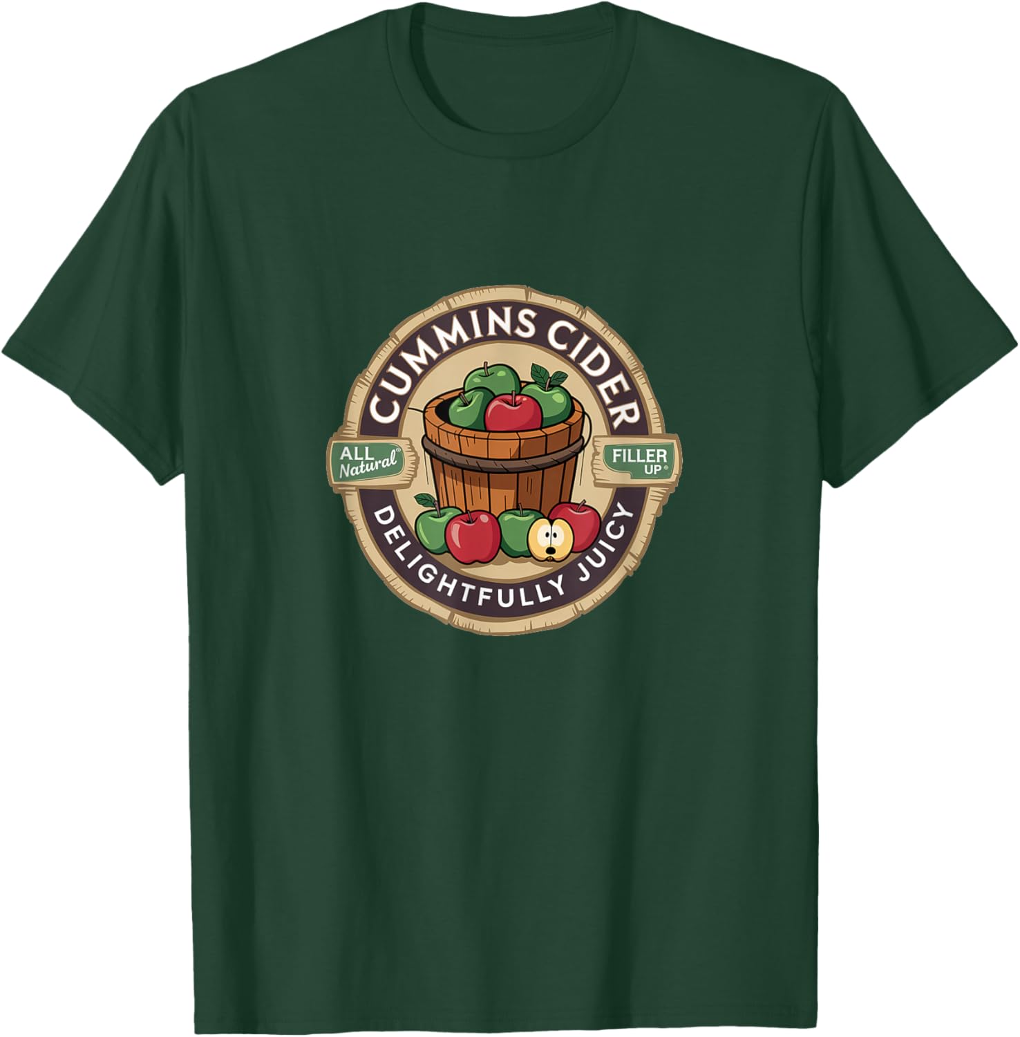 Vintage Cummins Cider Funny Meme T-Shirt for Fun and Casual Style - 9