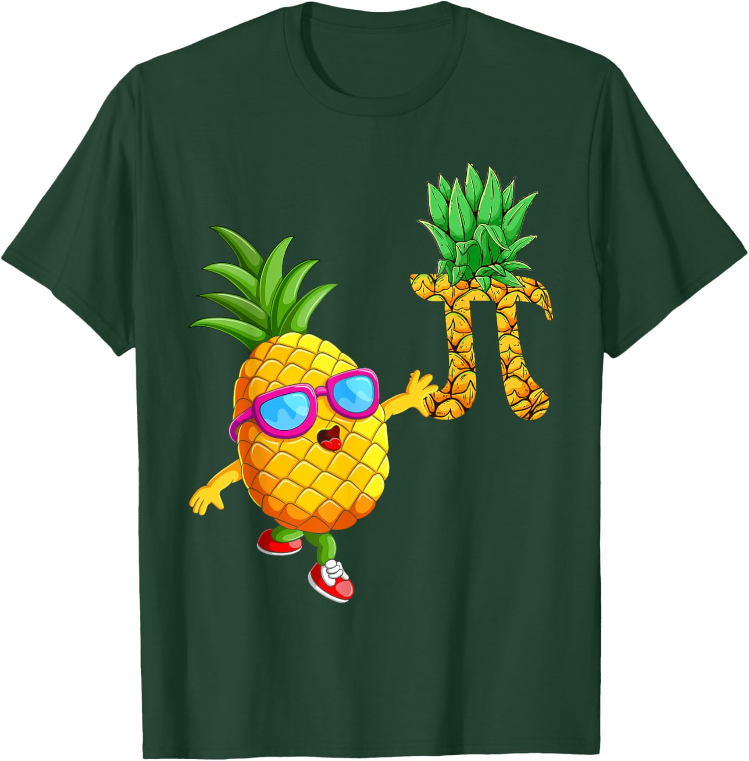 Pineapple Pi Day T-Shirt for Math Lovers and Foodies Fun Design - 19