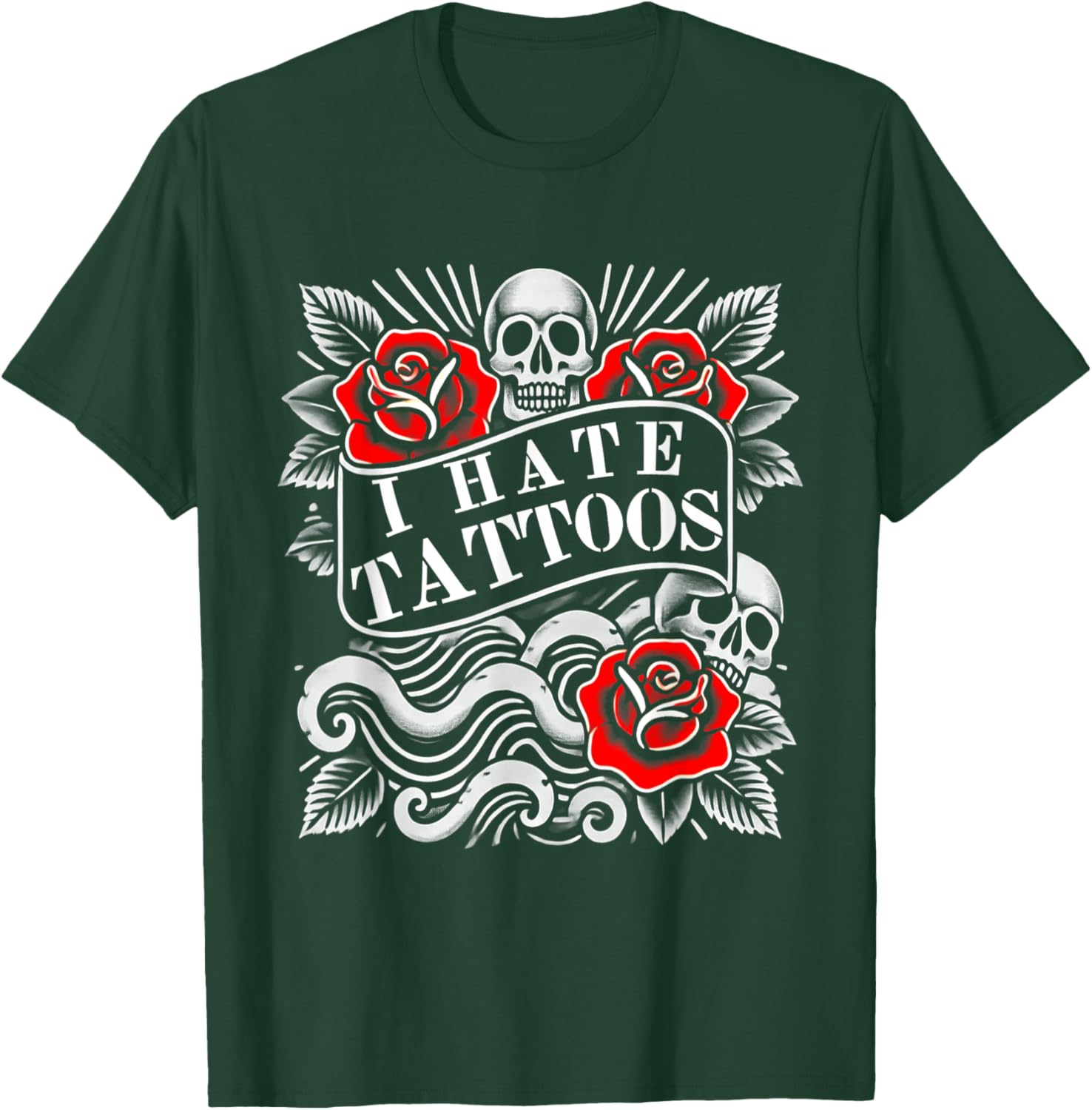 I Hate Tattoos T-Shirt for Tattoo Lovers and Artists – Unique Inked Graphic - 26