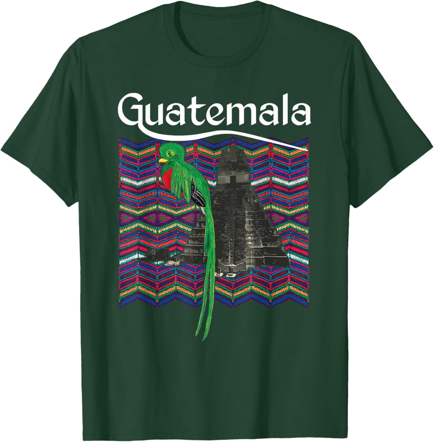 Quetzal Guatemala Traditional Maya T-Shirt – Chic Chapin Design - 19