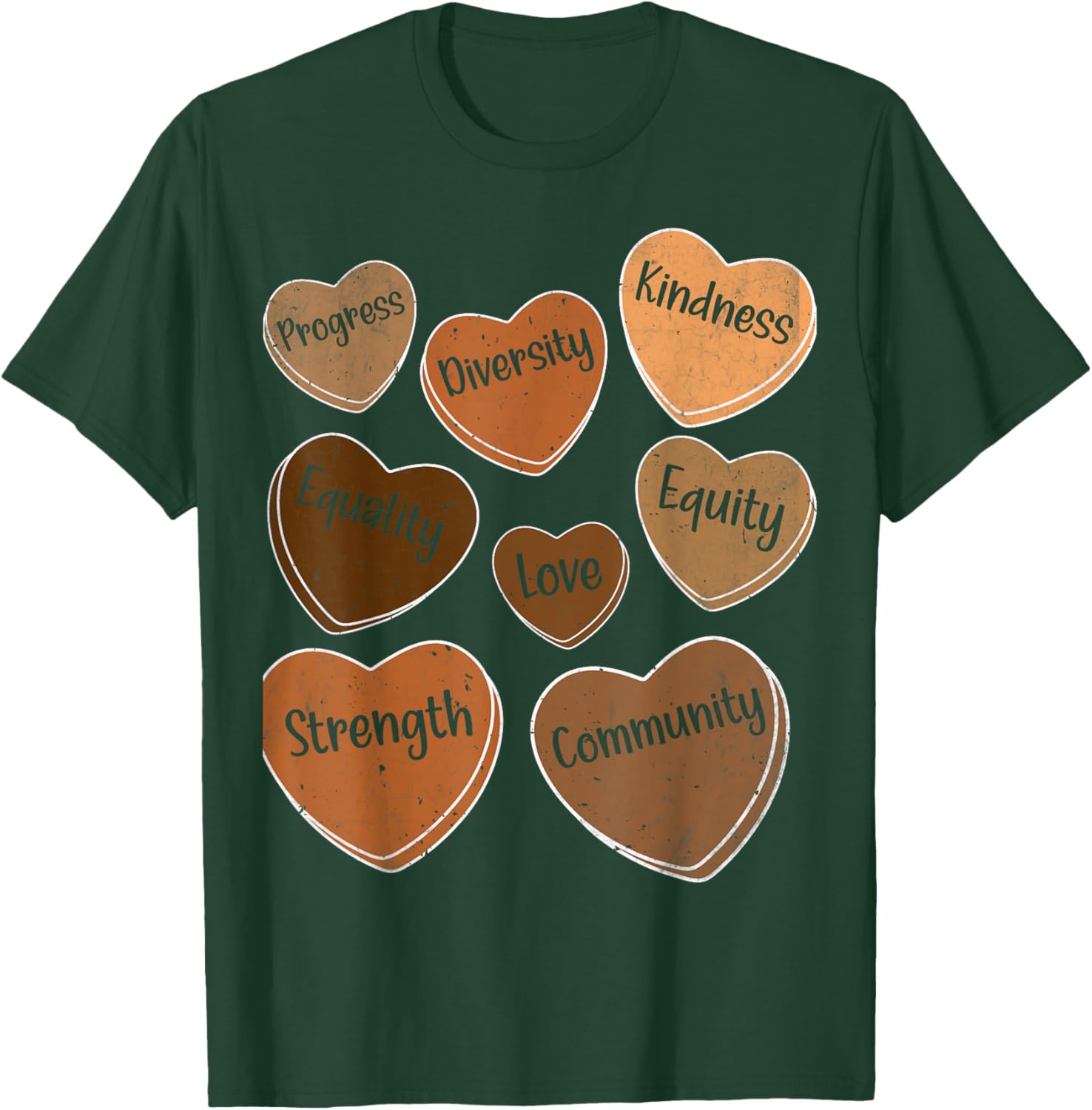 Celebrate Black History Month with Proud Black Women Heart T-Shirt - 4
