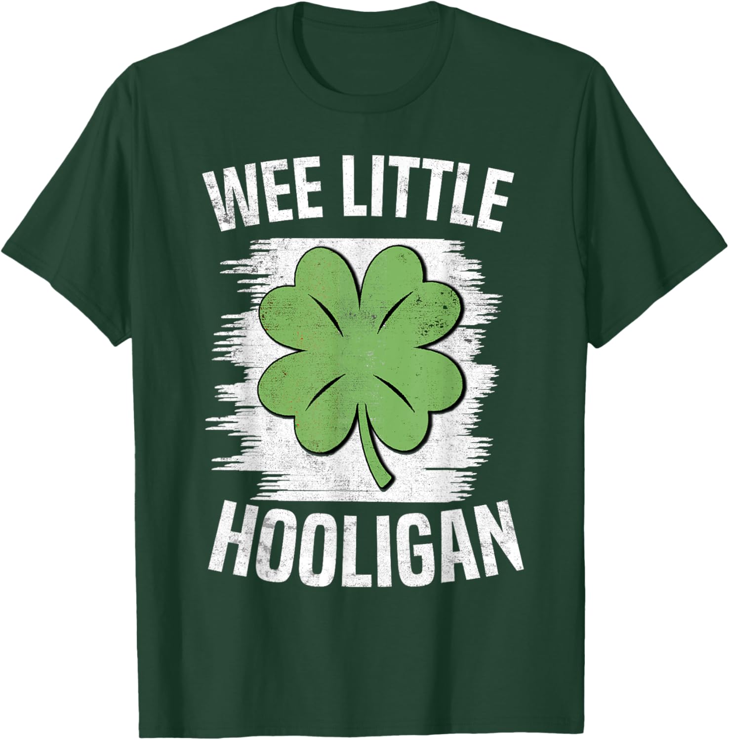 Wee Little Hooligan St Patricks Day Kids T-Shirt for Boys and Girls - 2