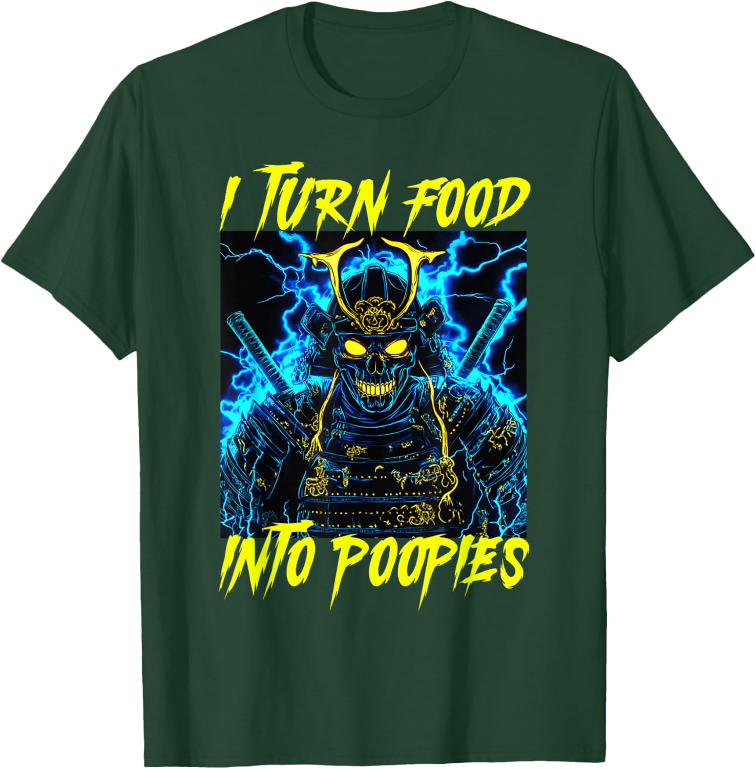 I Turn Food Into Poopies Fun T-Shirt for Food Lovers and Jokesters - 8
