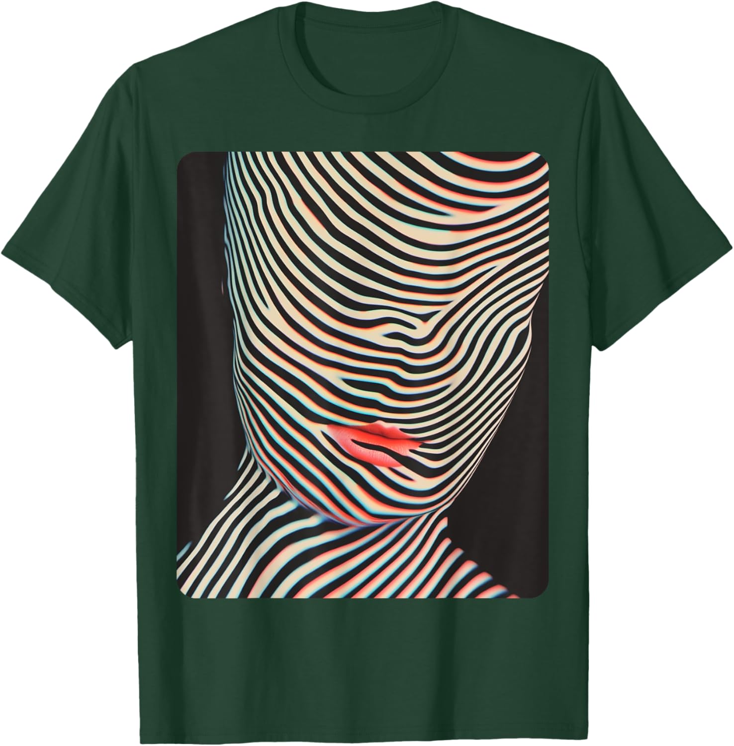 Chic Women's Abstract Designer T-Shirt for Stylish Fashion Lovers - 6