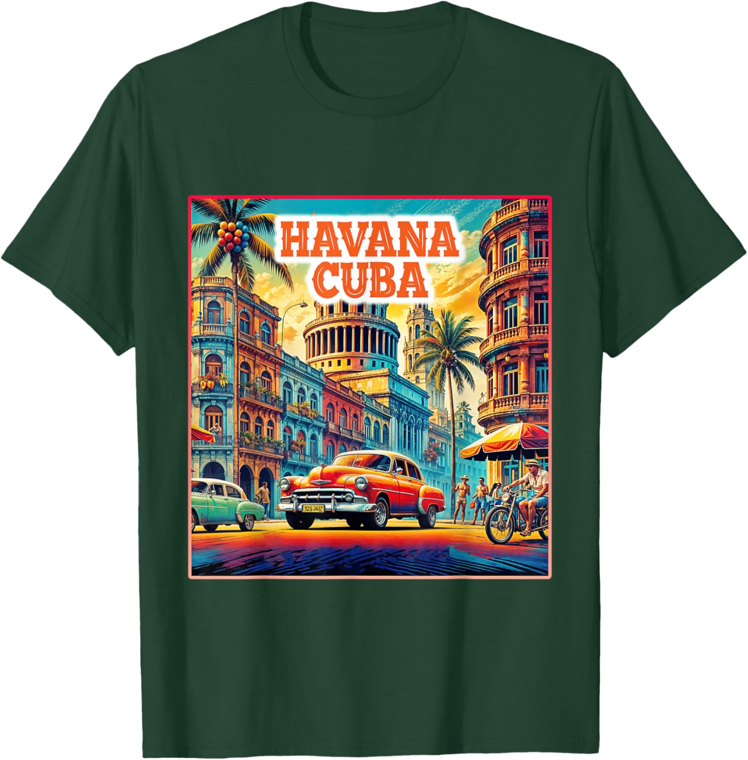 Vintage Havana Cuba Family Trip T-Shirt - Retro Tourist Tee for Fun Adventures - 17